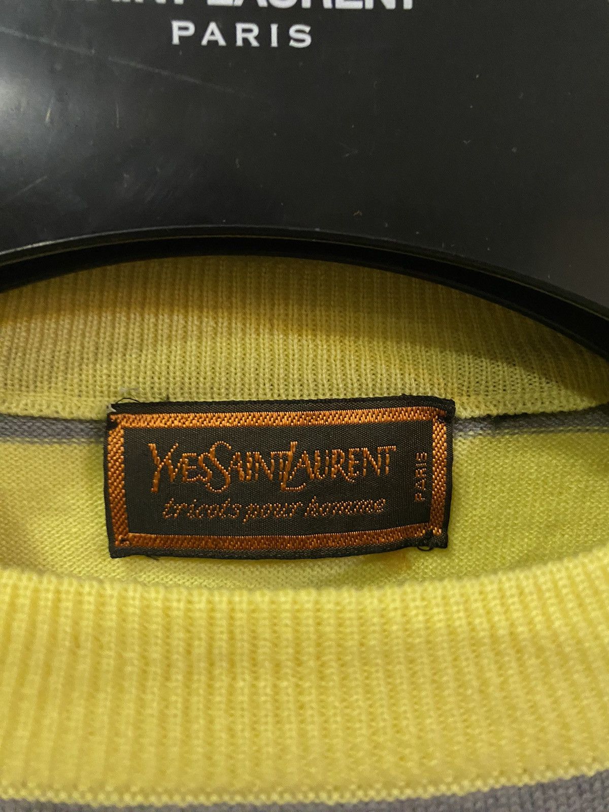 Yves Saint Laurent Italy 80s YSL Sweater Soft Wool Paris Sweatshirt Size US S / EU 44-46 / 1 - 3 Thumbnail