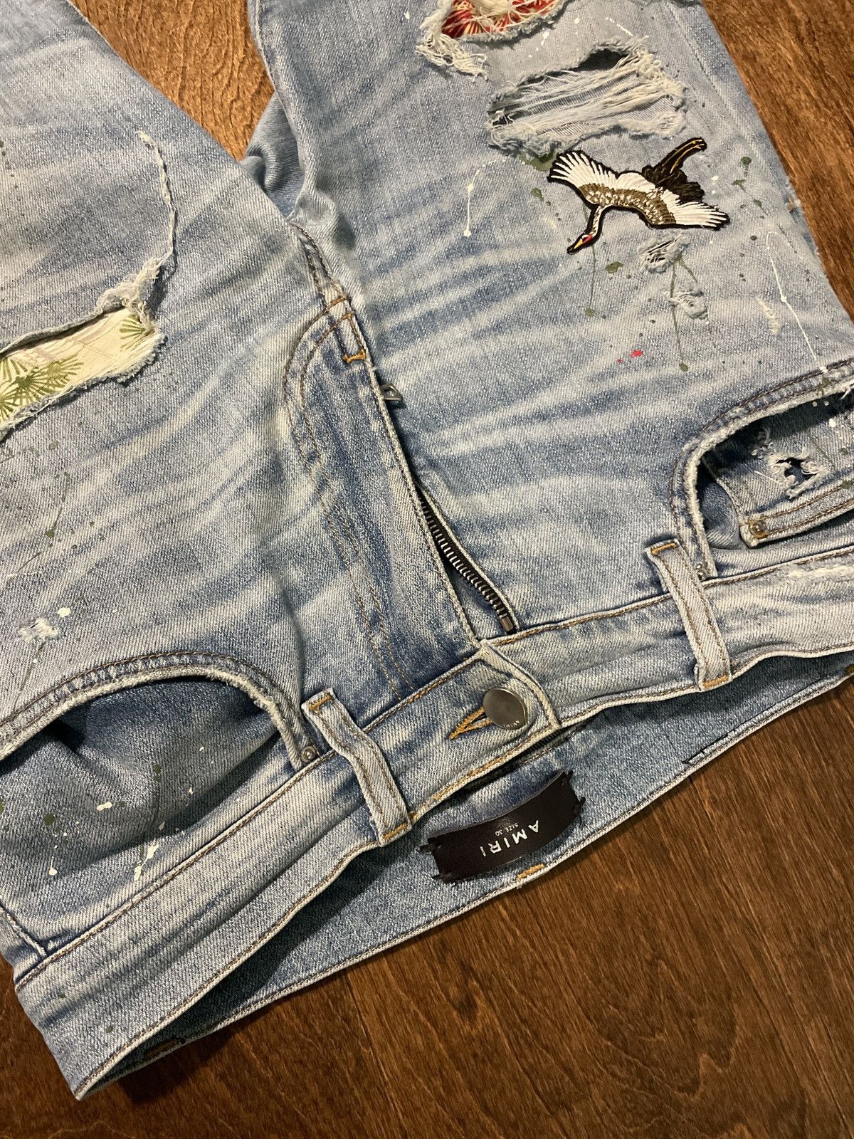 Amiri Amiri Art Patch Gen 1 Size US 30 / EU 46 - 4 Thumbnail