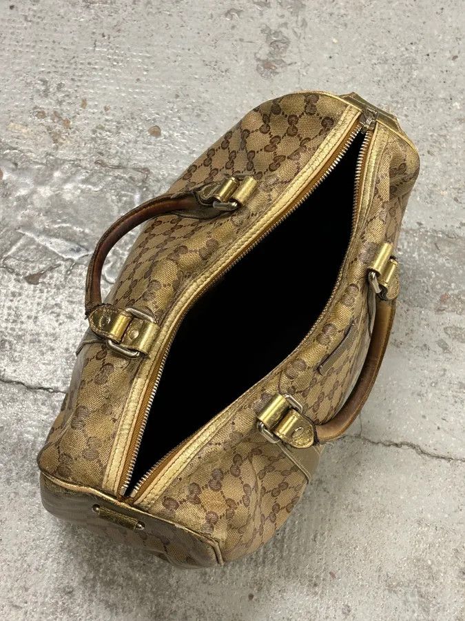 Gucci 2000s Gucci Beige Monogram Canvas Tote Bag Size ONE SIZE - 14 Thumbnail