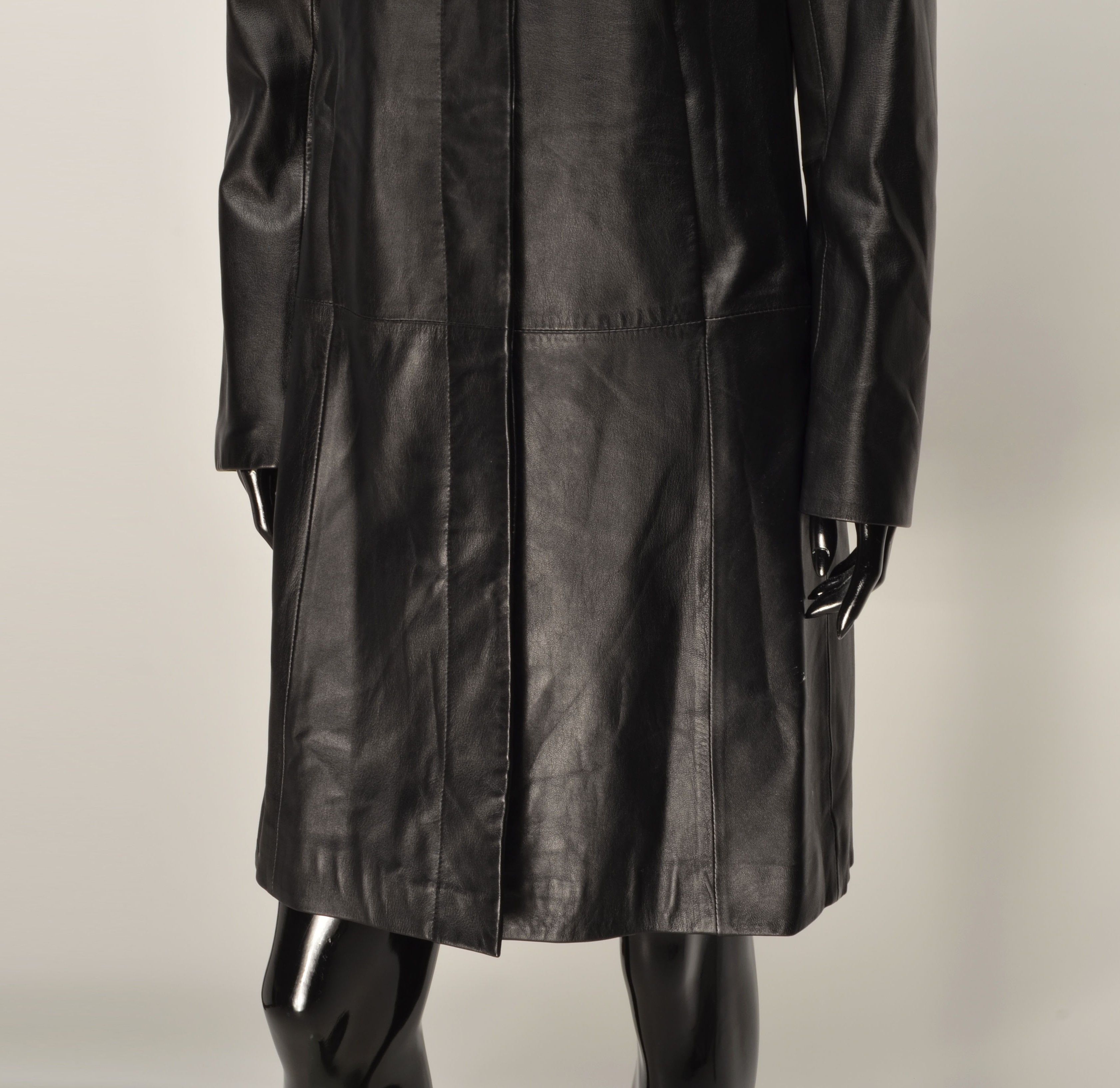 Vintage Vintage St. Michael 90's Soft Leather Patchwork Coat Jacket Size S / US 4 / IT 40 - 3 Thumbnail