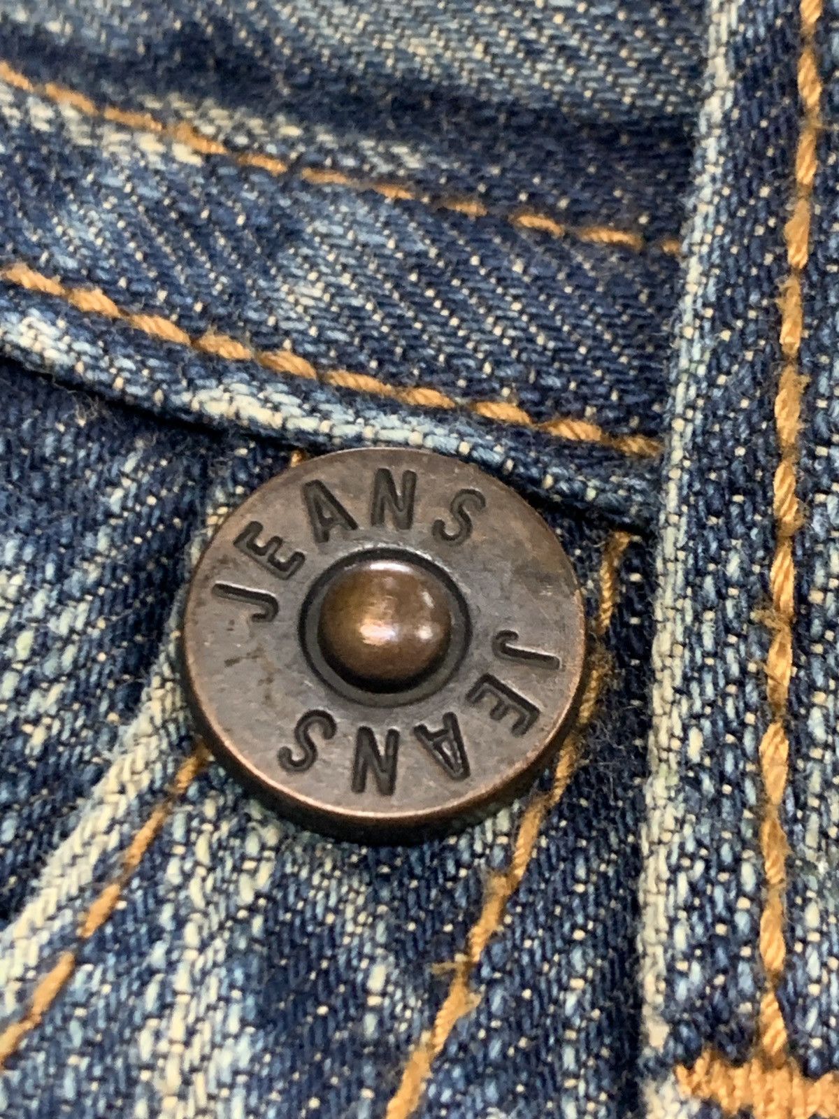 Japanese Brand Japanese Brand Blue Subject Skull Distressed Denim Y2K Size US 33 - 11 Thumbnail