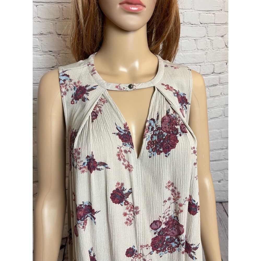 Free People New Free People Tree Swing Tunic Sleeveless Washed Stone Co Size XS / US 0-2 / IT 36-38 - 3 Thumbnail