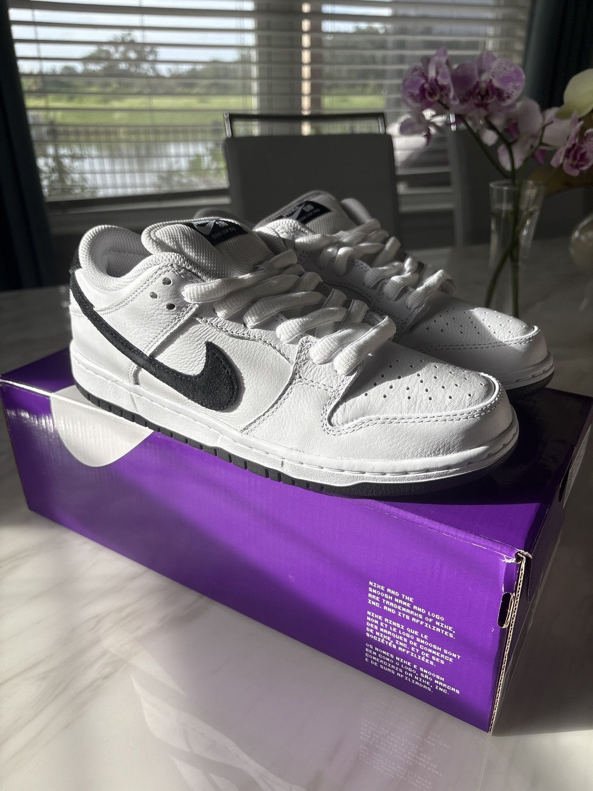 Nike SB Dunk Low White Black