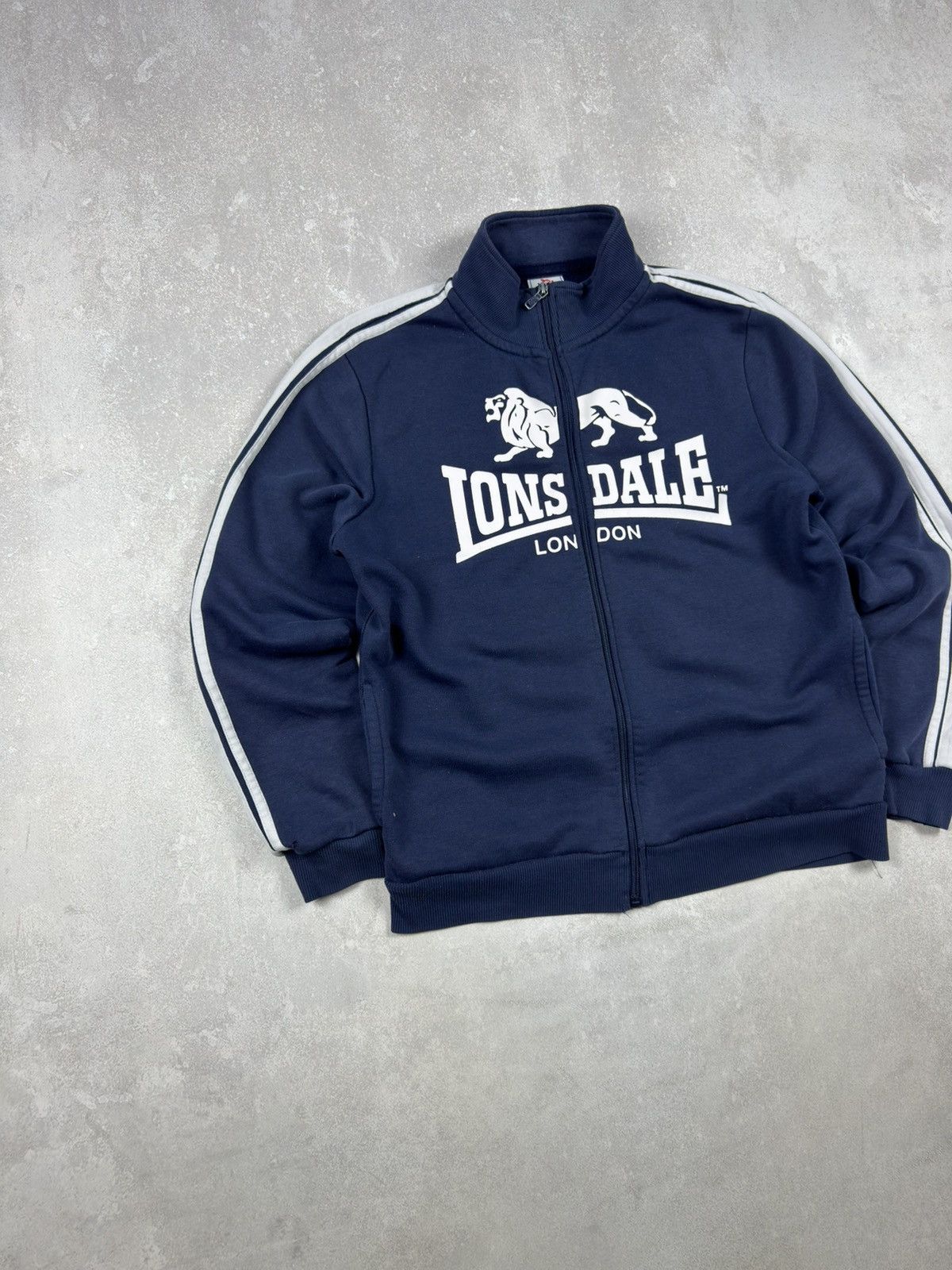 Lonsdale Vintage Lonsdale London 00s Zip Sweatshirt Big Logo Size US S / EU 44-46 / 1 - 2 Thumbnail