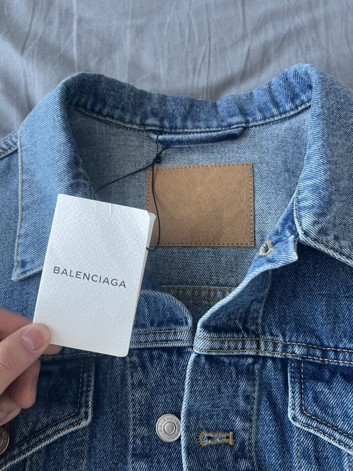 Balenciaga Balenciaga Swing Denim Jacket Size XS / US 0-2 / IT 36-38 - 4 Thumbnail