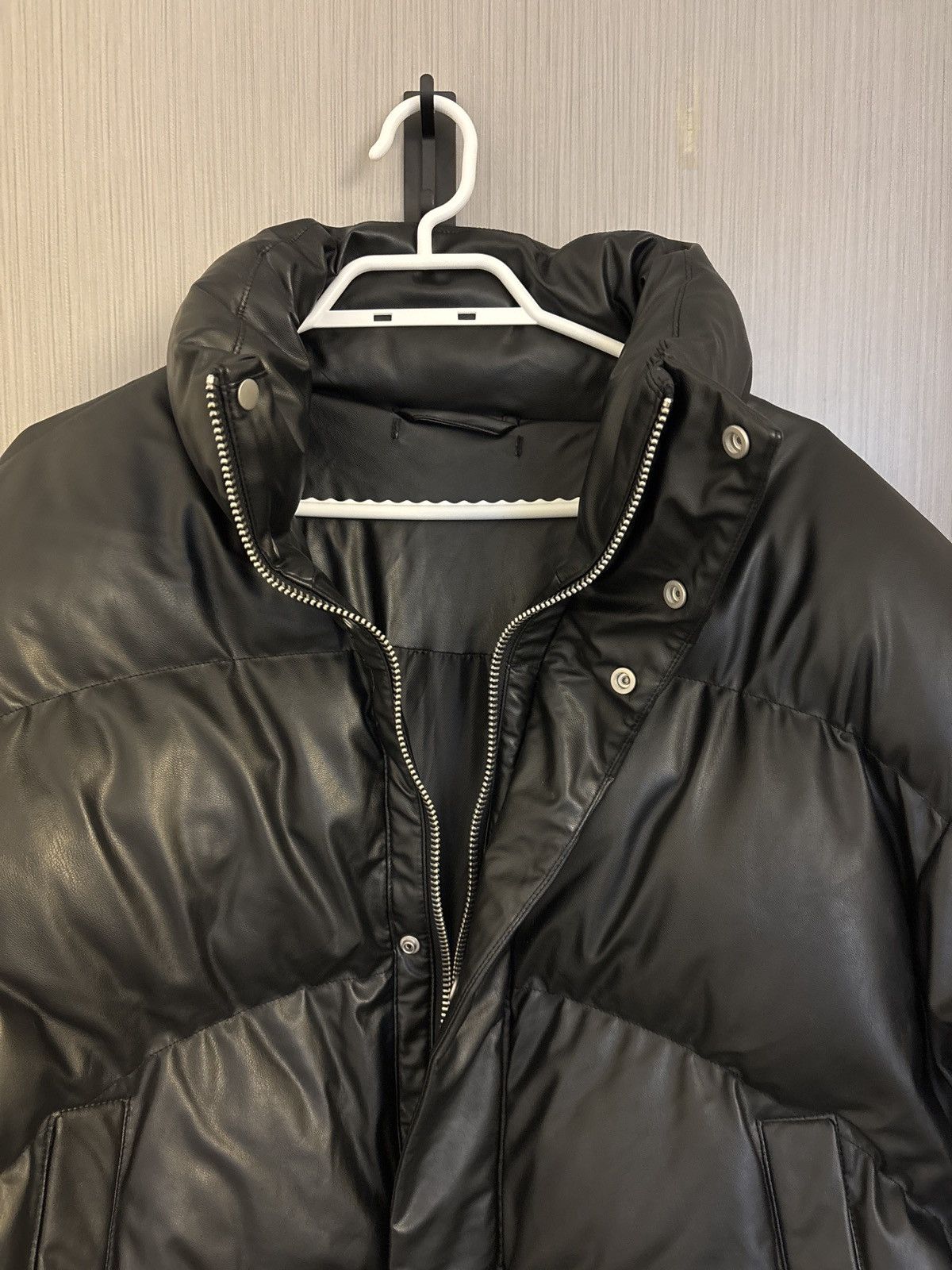 Vintage Faux leather puffer jacket Size US L / EU 52-54 / 3 - 1 Thumbnail