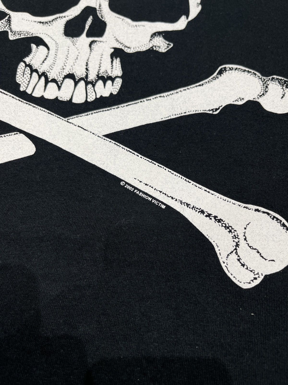 Fashion Victim × Vintage Vintage 00’s Skull & Cross Bones By Fashion Victim Size US XXL / EU 58 / 5 - 6 Thumbnail