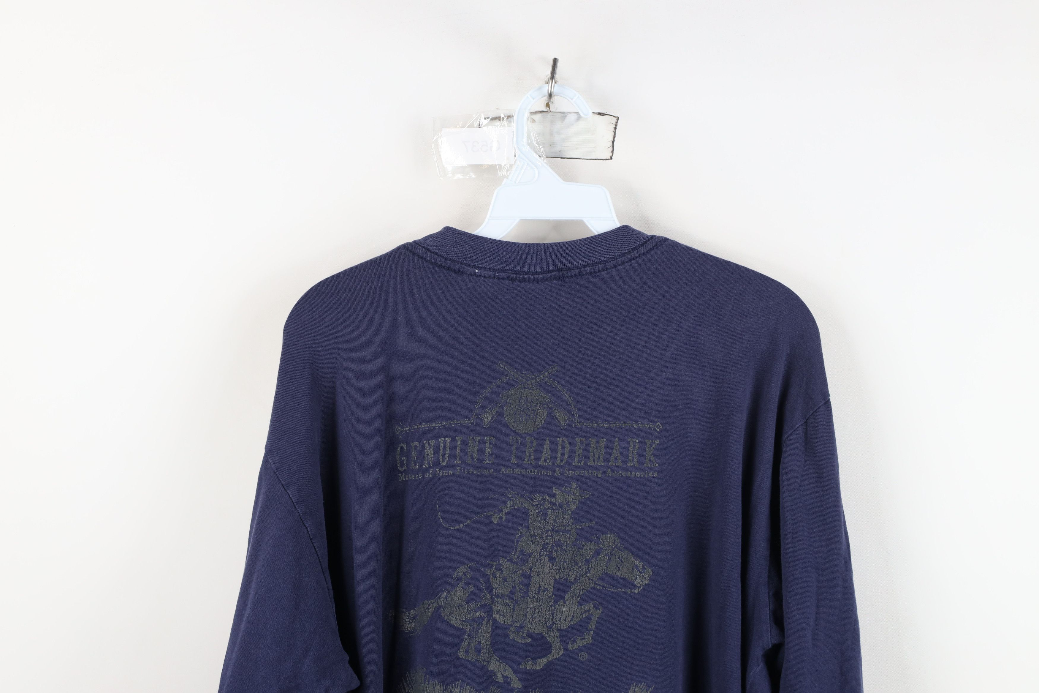 Winchester Vintage 90s Winchester Spell Out Long Sleeve T-Shirt blue Size US M / EU 48-50 / 2 - 14 Thumbnail