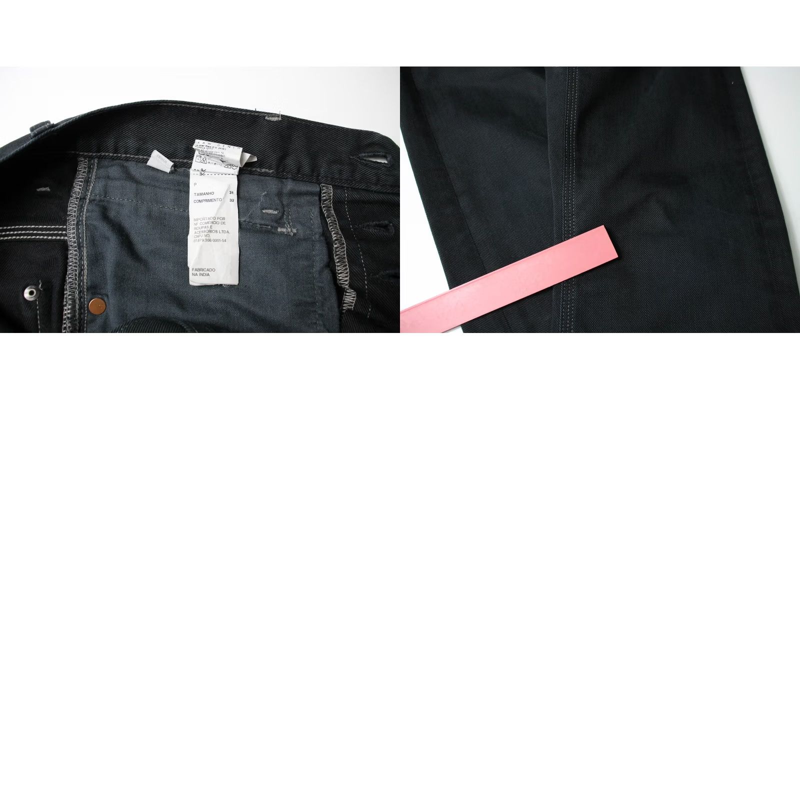 G-Star G-STAR New Radar Slim Jeans Men's W31/L32 Button Fly Dark Blue Jeans Slim Men W31 L32 Blue 90s Style Odds Mens Size US 31 - 8 Thumbnail