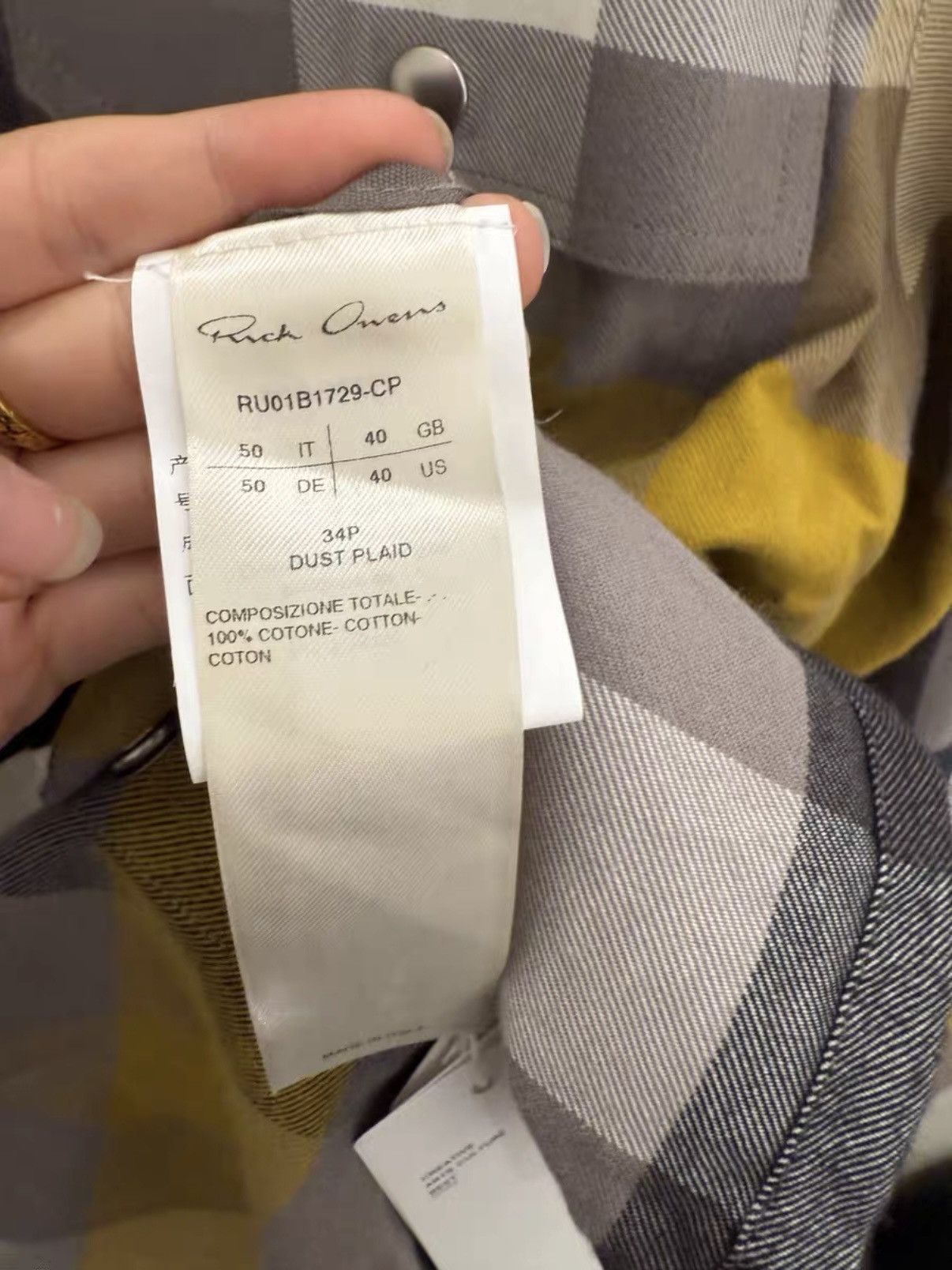Rick Owens Rick Owens SS22 Fogachine outershirt Size US M / EU 48-50 / 2 - 3 Thumbnail