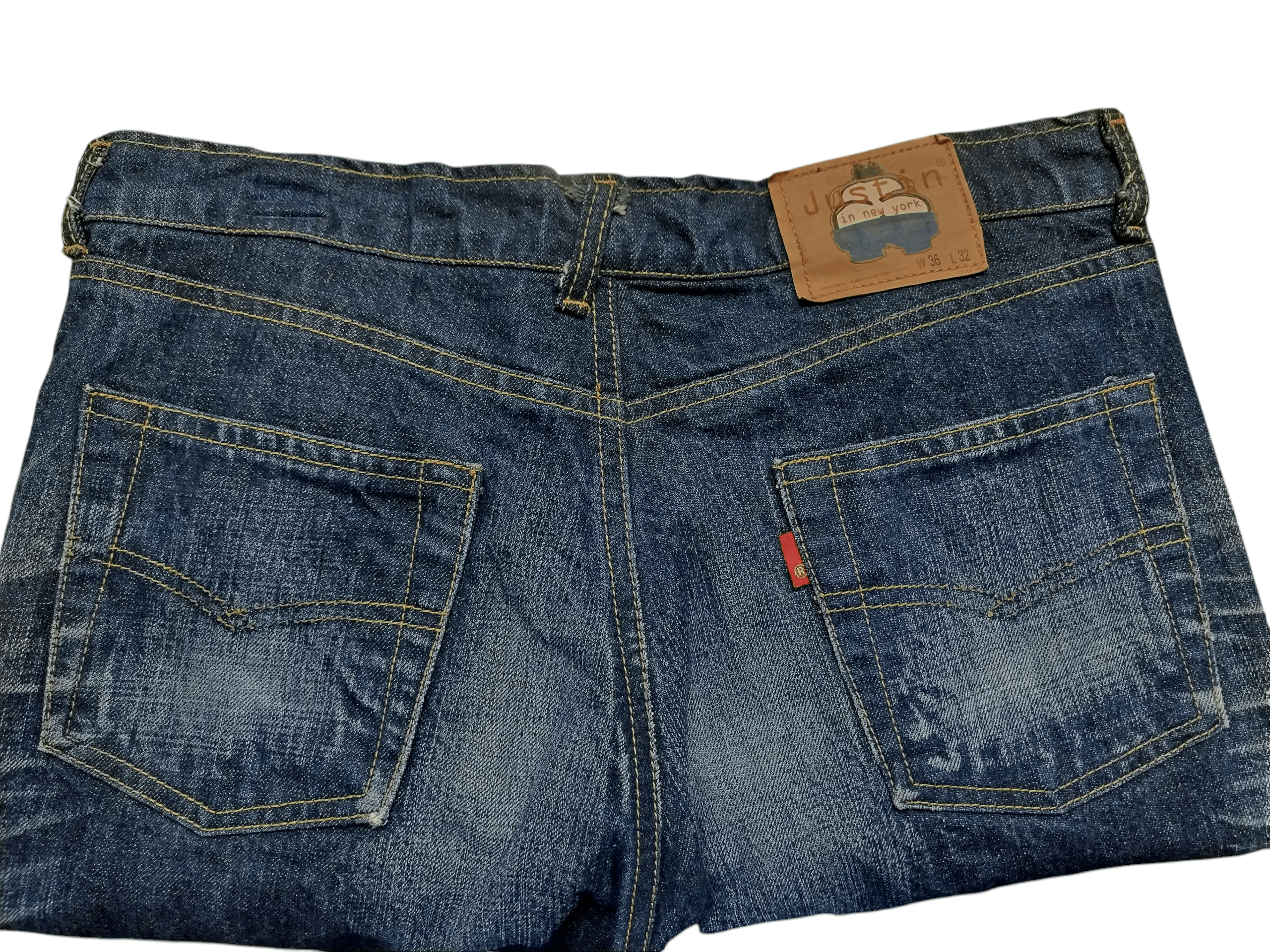 Justin Marvelous awesome Distressed like new Justin BOOT CUT jeans Size US 34 / EU 50 - 19 Thumbnail
