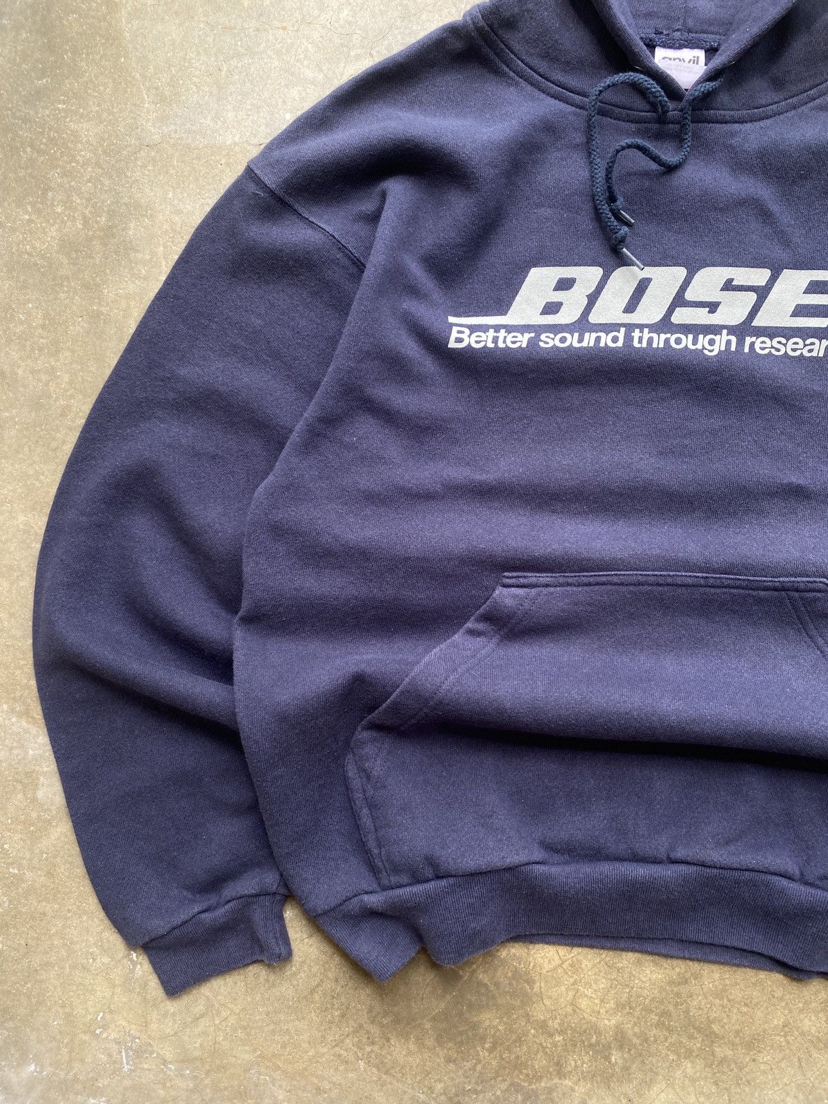 Vintage Vintage 1990s Bose Sound System Pullover Hoodie Size US M / EU 48-50 / 2 - 6 Thumbnail