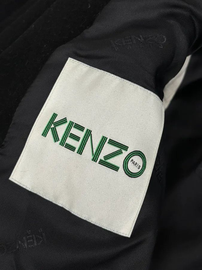 Kenzo Kenzo Asymmetrical Wool Black Jacket Size US L / EU 52-54 / 3 - 9 Thumbnail