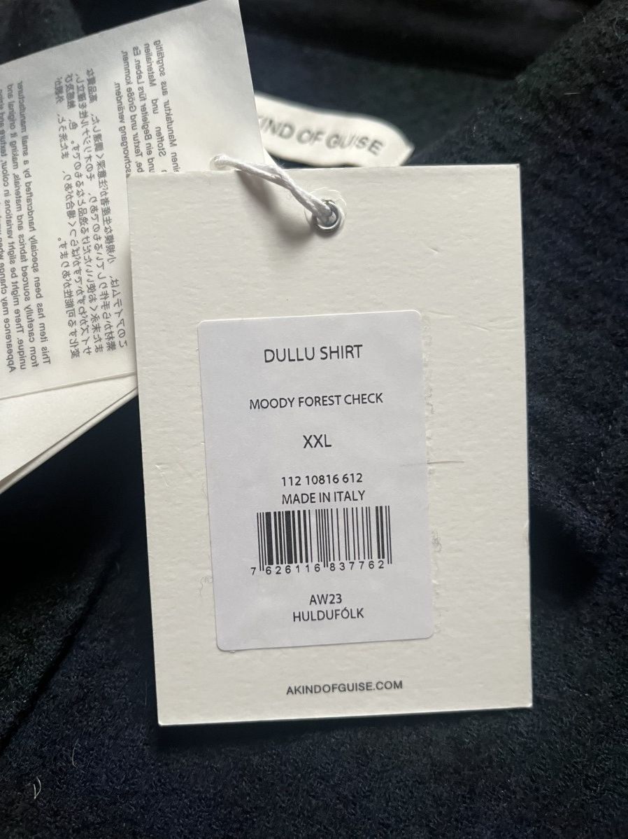 A Kind Of Guise Dullu Flannel Wool Shirt Size US XXL / EU 58 / 5 - 3 Thumbnail
