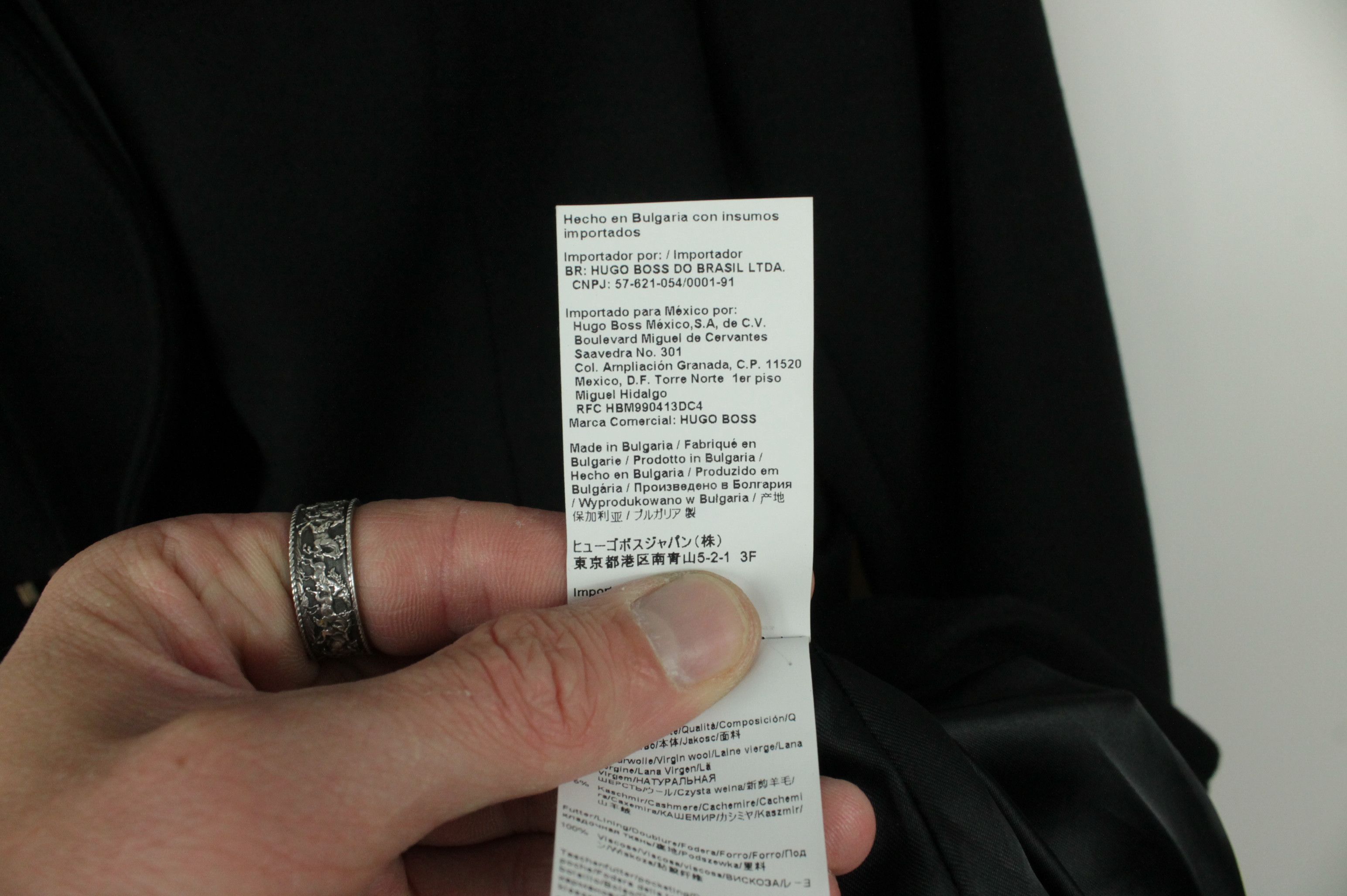 Hugo Boss Hugo Boss Clelina Black Wool Cashmere Tailored Coat Size M / US 6-8 / IT 42-44 - 7 Thumbnail
