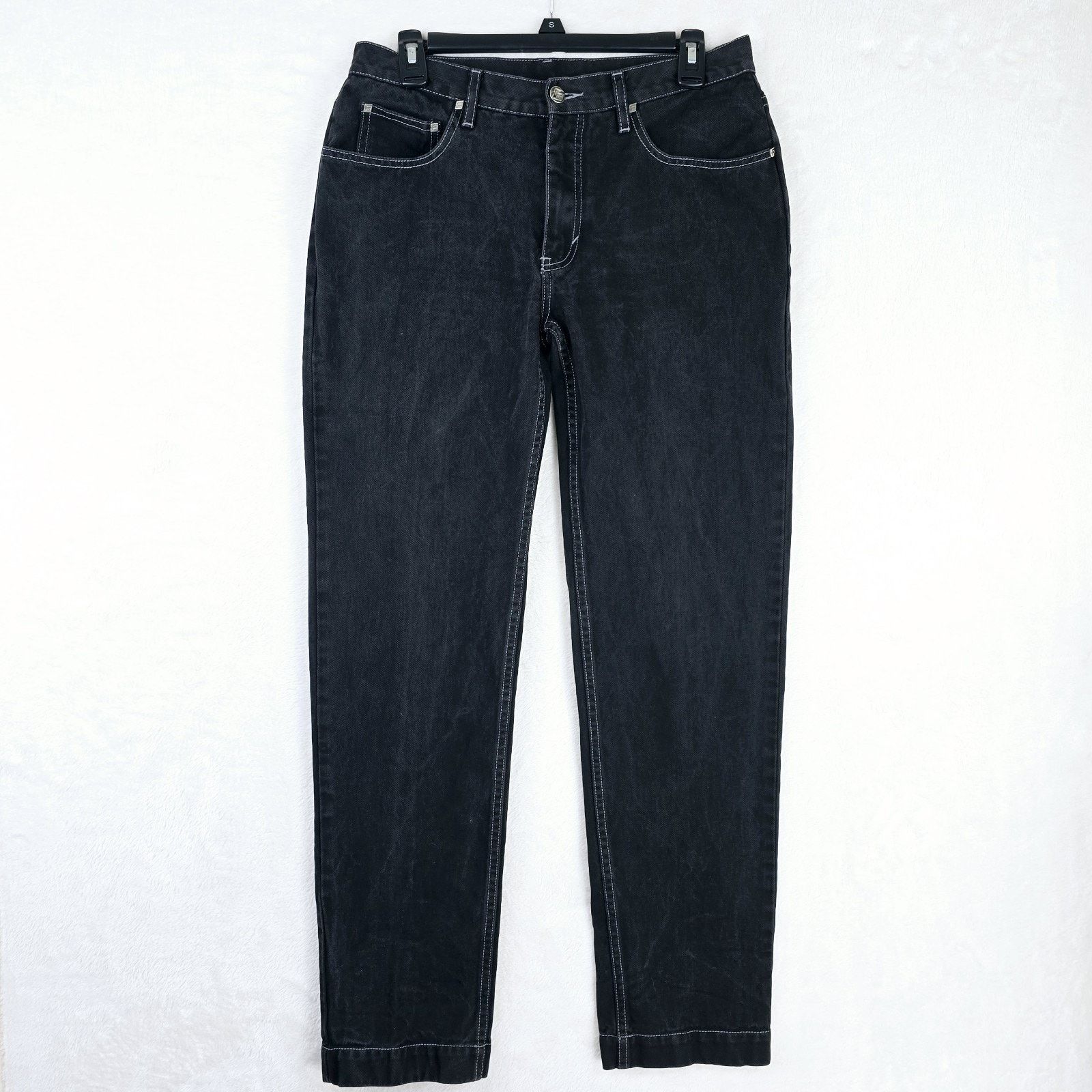 Fubu Vtg Fubu Women's Jeans Size 11/12 Black Denim 30x31 Y2K Size 34" / US 12 / IT 48 - 2 Thumbnail