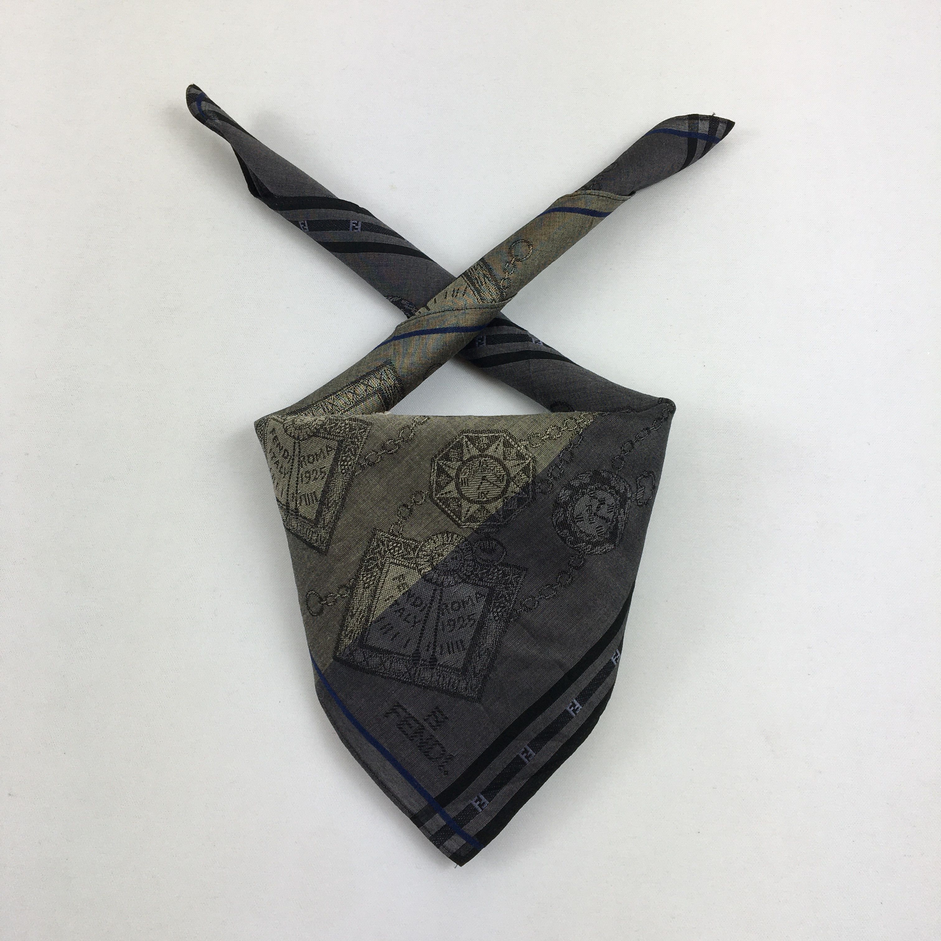 Japanese Brand Fendi Handkerchief Neckerchief Bandana Size ONE SIZE - 1 Thumbnail