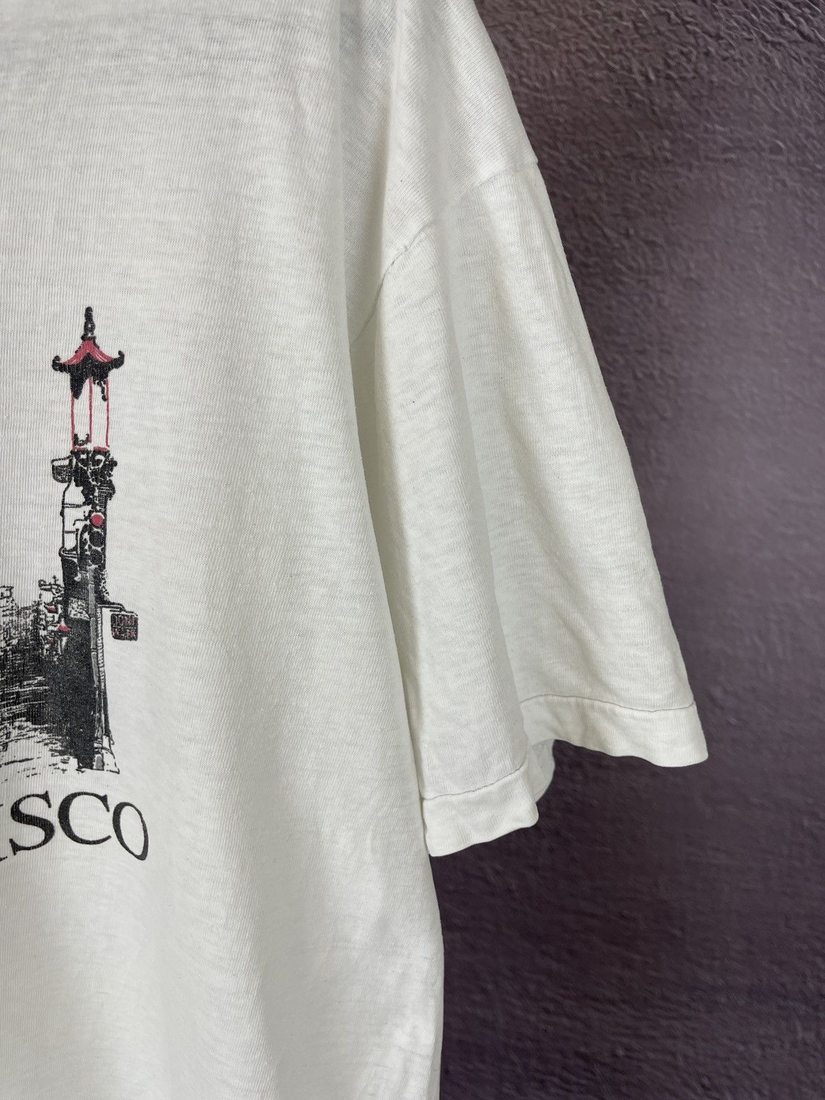 Vintage San Francisco Chinatown vintage 90s big logo tee shirt Size US L / EU 52-54 / 3 - 6 Thumbnail