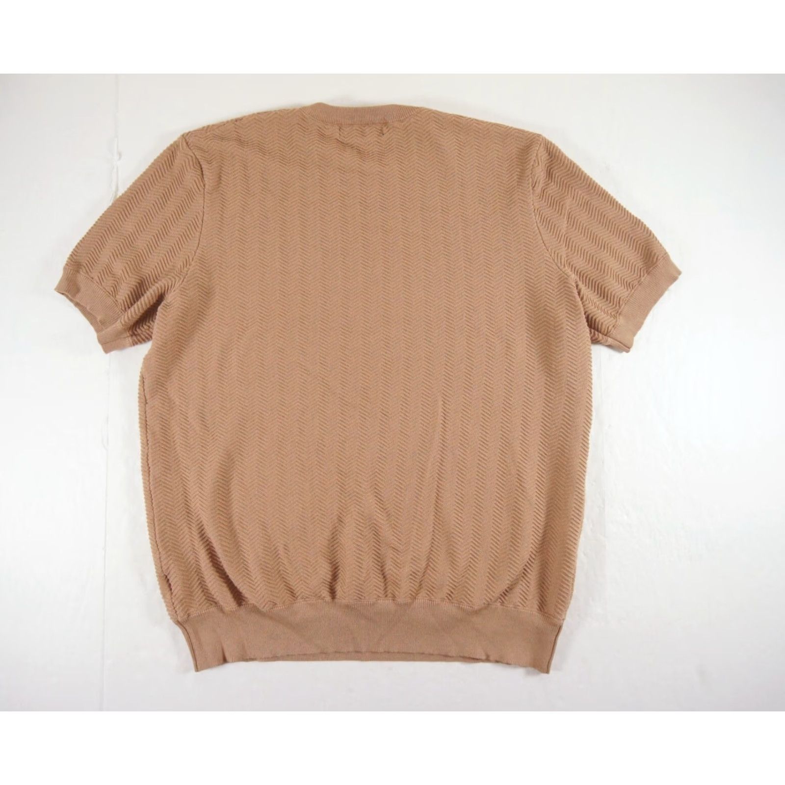 Vintage VINTAGEPaul Jones Shirt Mens XL Brown Short Sleeve Knit Crewneck Adult XL Brown Paul Jones T-Shirt Outdoor All Seasons Mens Size US XL / EU 56 / 4 - 5 Thumbnail