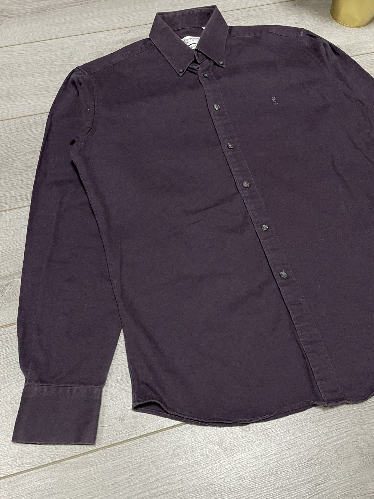 Yves Saint Laurent Yves Saint Laurent vintage YSL thick shirt overshot Size US M / EU 48-50 / 2 - 4 Thumbnail