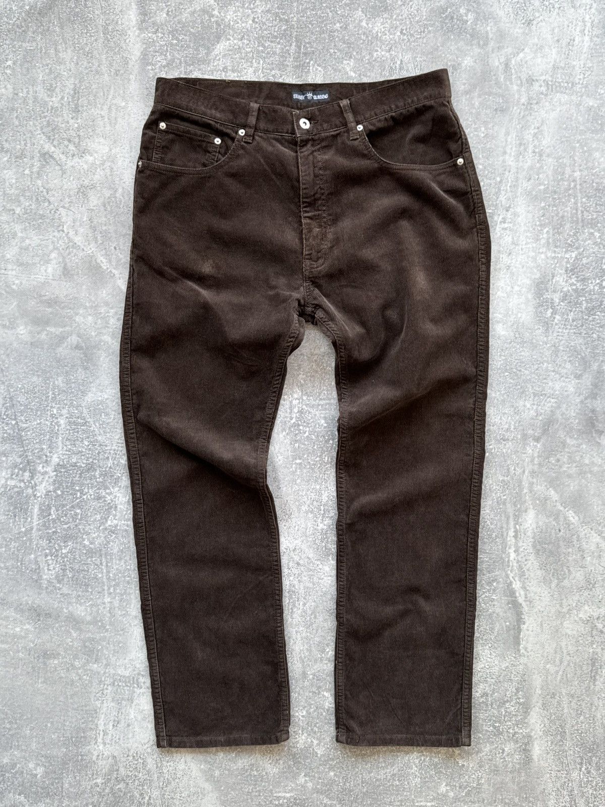 Vintage Stussy Classic Corduroy Brown Pants