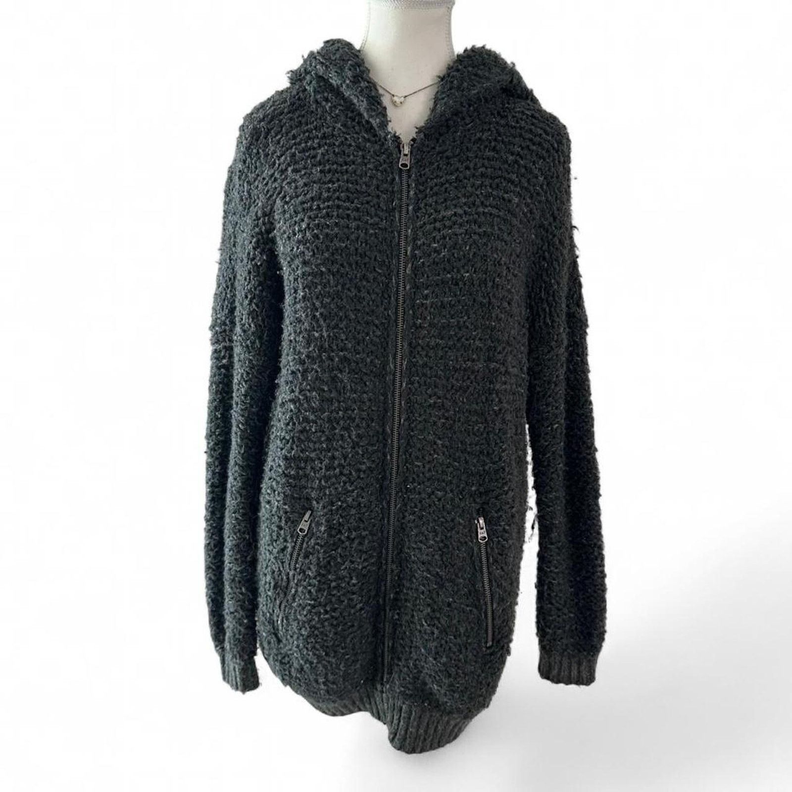 Abercrombie & Fitch Abercrombie Heavy Weight Cable Jacket 2 Pockets Size M-L Size L / US 10 / IT 46 - 1 Thumbnail