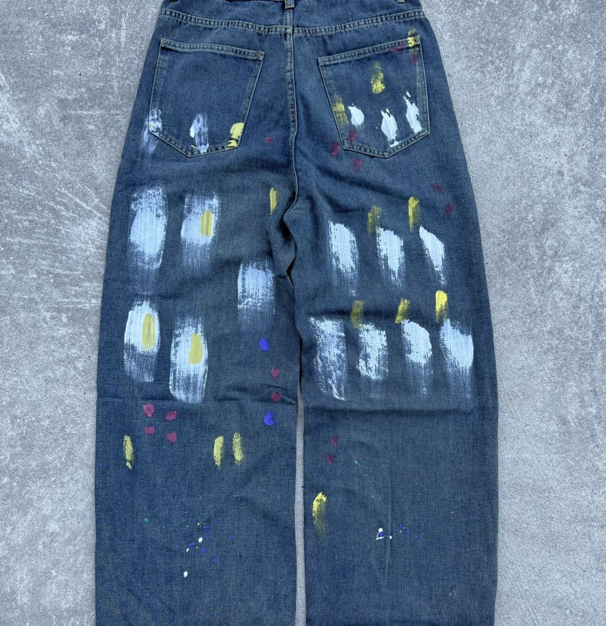 Other Vintage Y2K streetwear track oversized wide jeans Size US 32 / EU 48 - 9 Thumbnail
