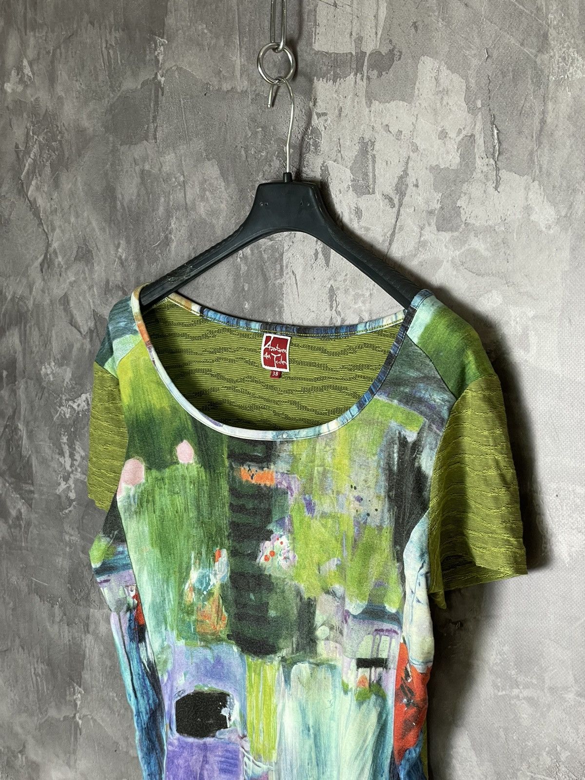 Japanese Brand Avant Garde Art Painting Multicolour JPG style Y2K T shirt Size M / US 6-8 / IT 42-44 - 7 Thumbnail