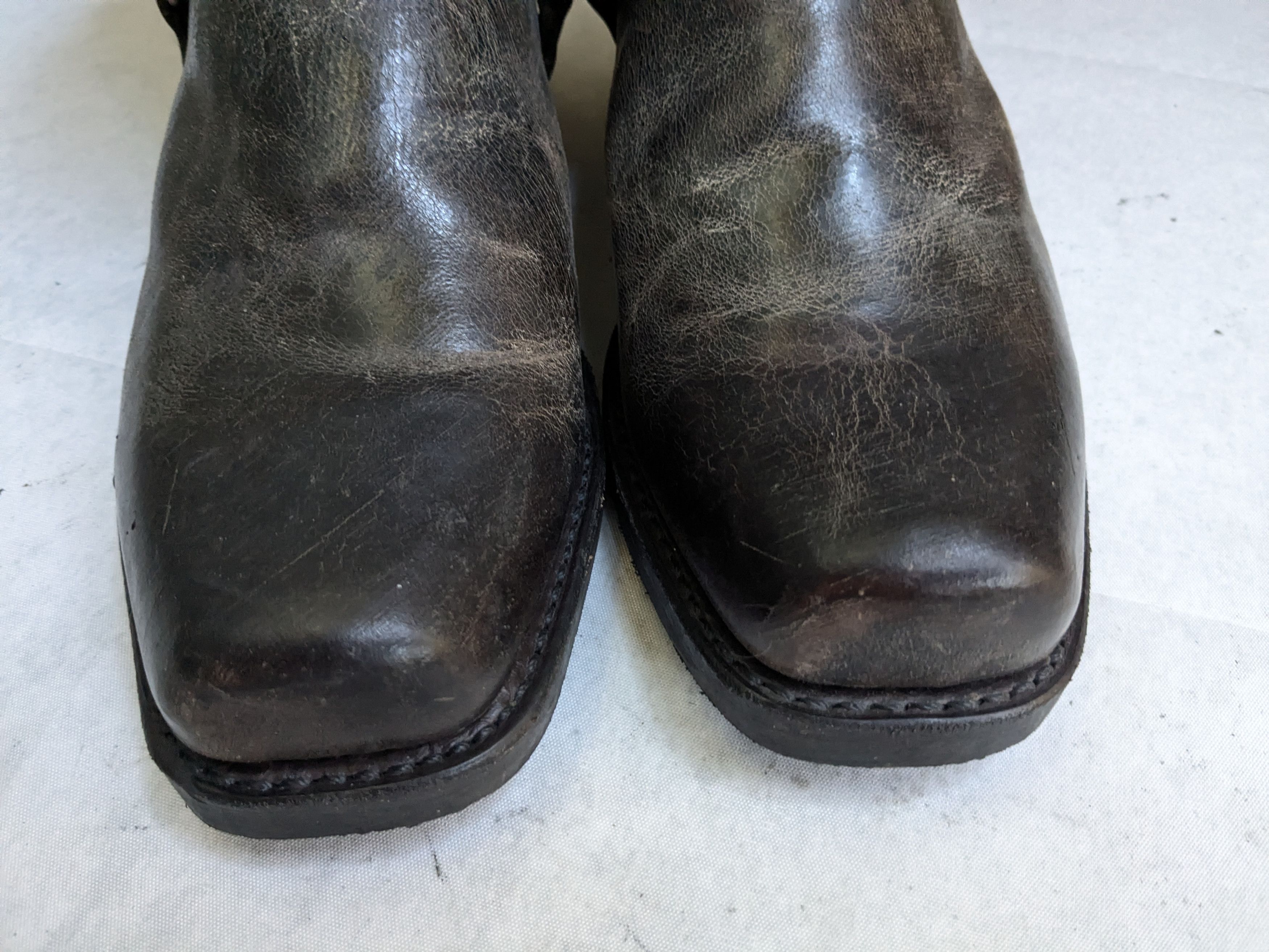 Frye Frye Harness Boots Brown 12 M Leather Size US 12 / EU 45 - 5 Thumbnail