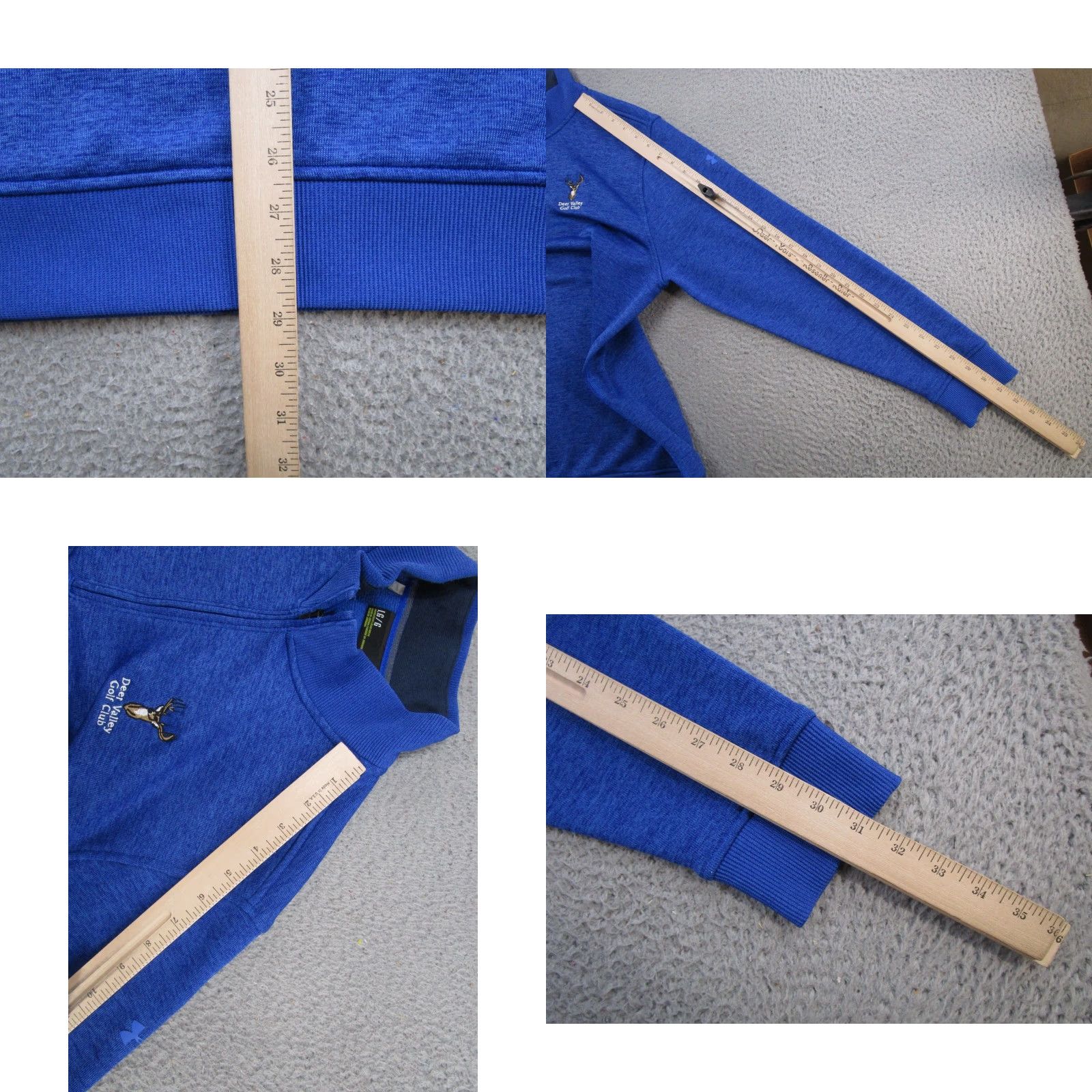 Under Armour Under Armour Sweatshirt Mens L Blue UA Storm 1 Quarter 1/4 Zip Deer Valley Golf Size US L / EU 52-54 / 3 - 8 Thumbnail