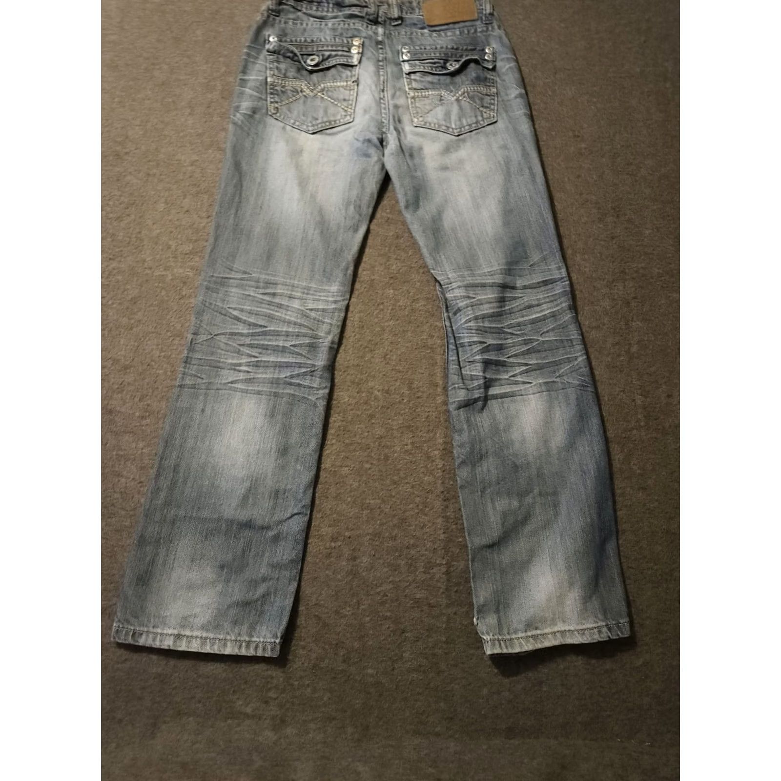 Buffalo David Bitton VINTAGE Buffalo David Bitton Jeans Slim Straight Jeans Women's 12 Blue Thick Stitch Size 34" / US 12 / IT 48 - 6 Thumbnail