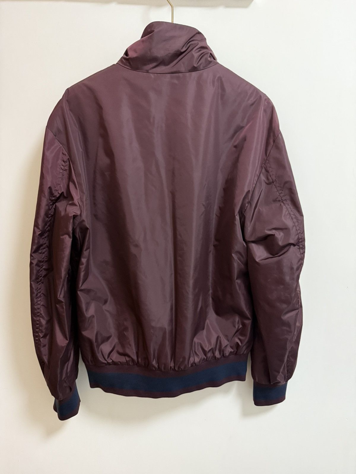 Dolce & Gabbana Dolce & Gabbana burgundy nylon wind breaker jacket 44 Size US S / EU 44-46 / 1 - 3 Thumbnail