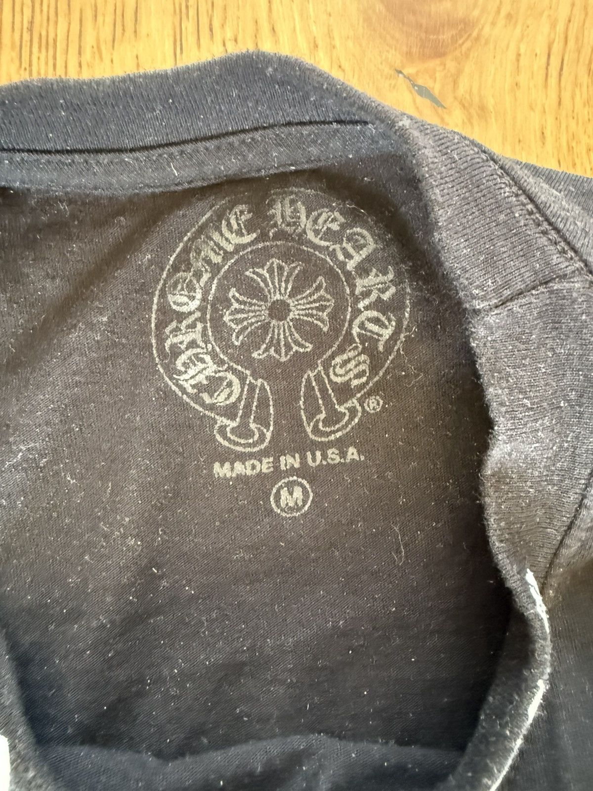 Chrome Hearts SCRIPT COLLAR LOGO LONG SLEEVE Size US M / EU 48-50 / 2 - 3 Thumbnail