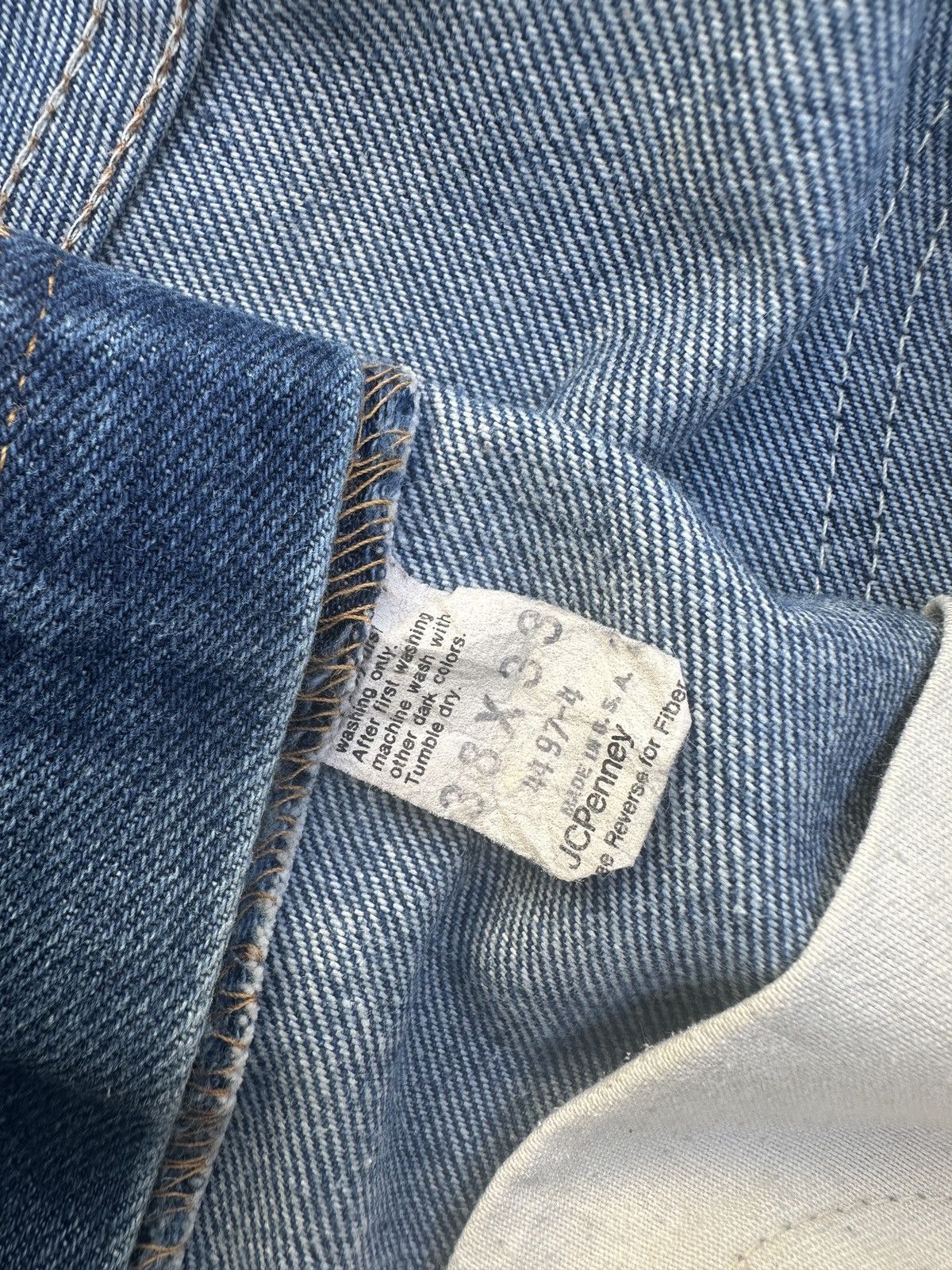 JCPenney Vintage Jc Penny Denim Jeans Made in USA Size US 36 / EU 52 - 12 Thumbnail