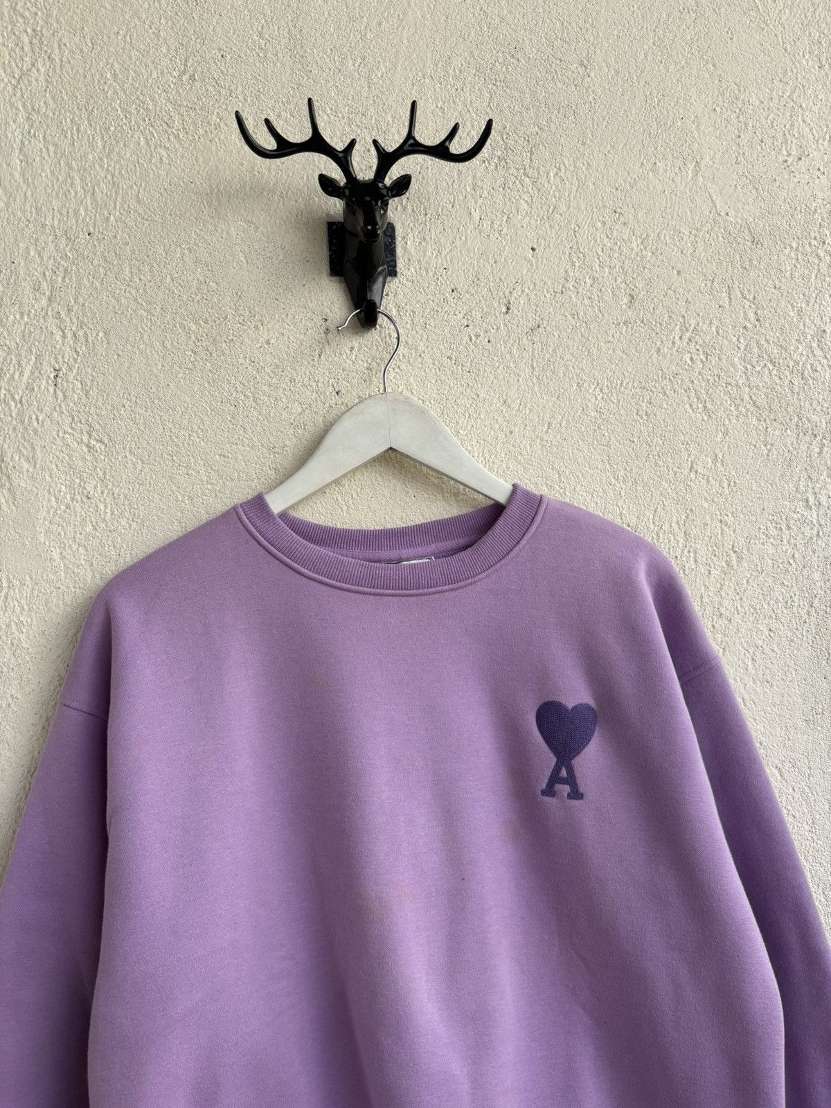AMI Ami Paris Sweatshirt embroidery logo Size US L / EU 52-54 / 3 - 2 Thumbnail