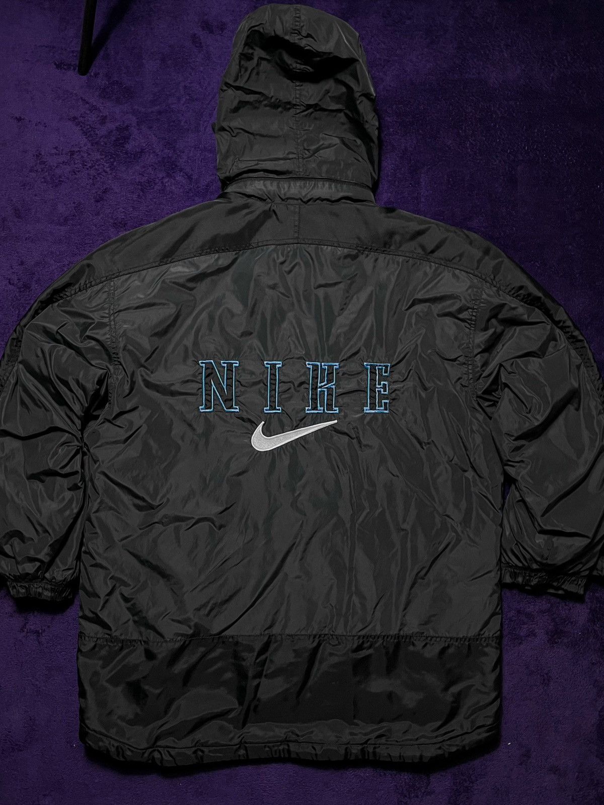 Nike × Nike ACG × Vintage Vintage 80s-90s Nike nylon retro jacket big logo Size US L / EU 52-54 / 3 - 1 Thumbnail