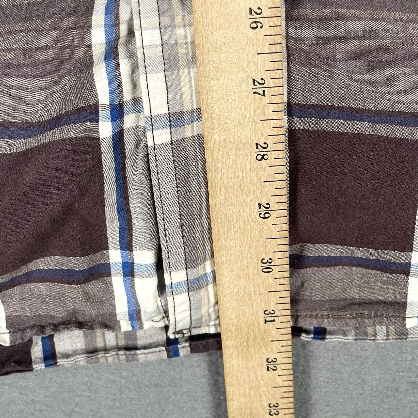 Carhartt Carhartt Shirt Mens XL Brown Plaid Short Sleeve Button-Up Relaxed Size US XL / EU 56 / 4 - 8 Thumbnail