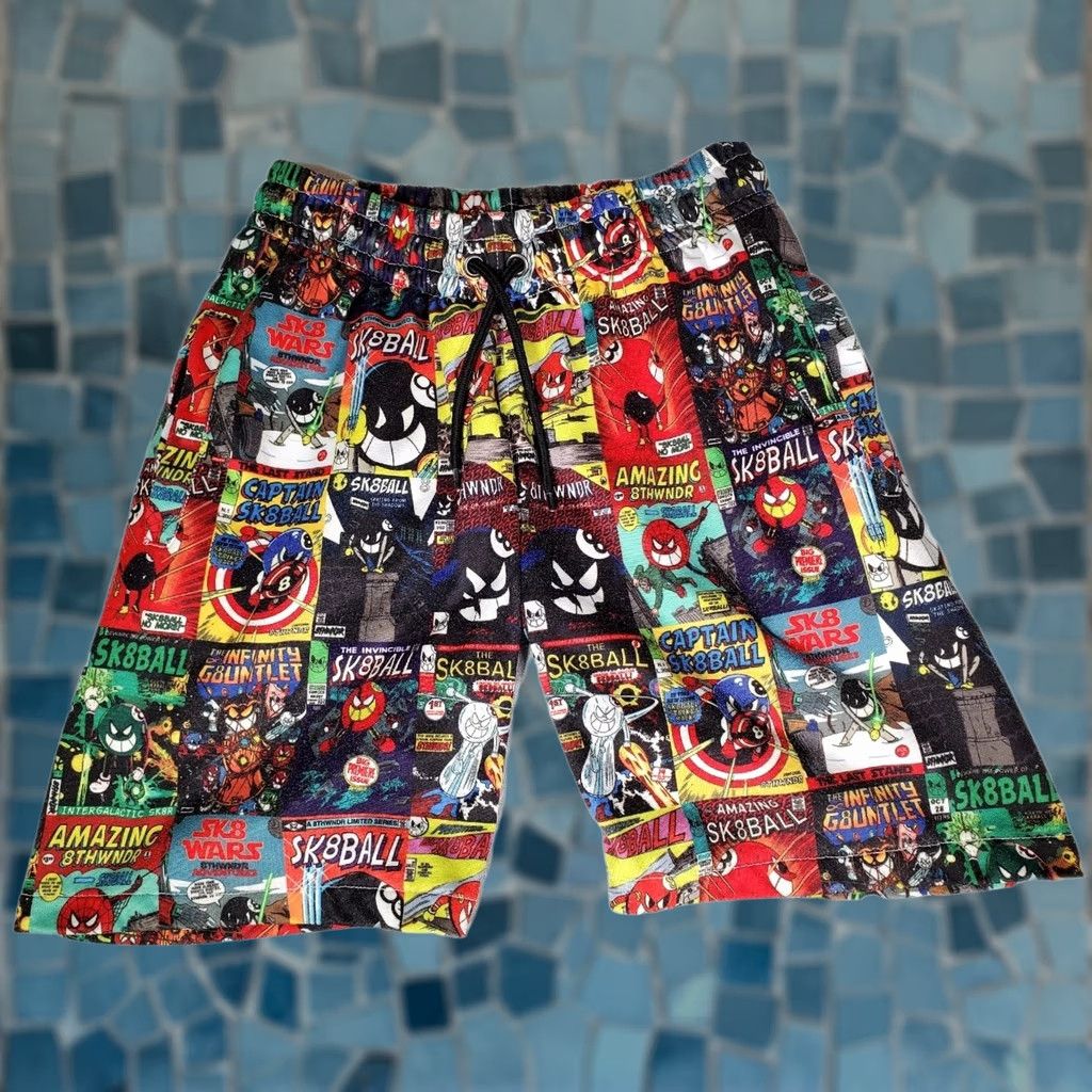 Vintage 8THWNDR Comic Shorts Men's Size S Rare Size US 29 - 1 Thumbnail