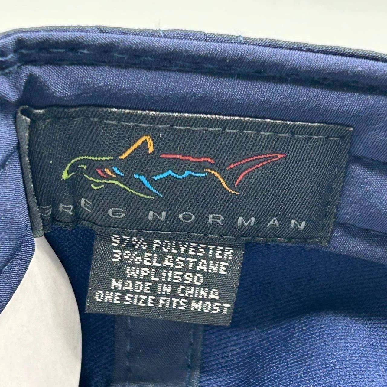 Greg Norman Greg Norman Golf Hat Men Blue Embroidered Strap Back Cap New Size ONE SIZE - 3 Thumbnail