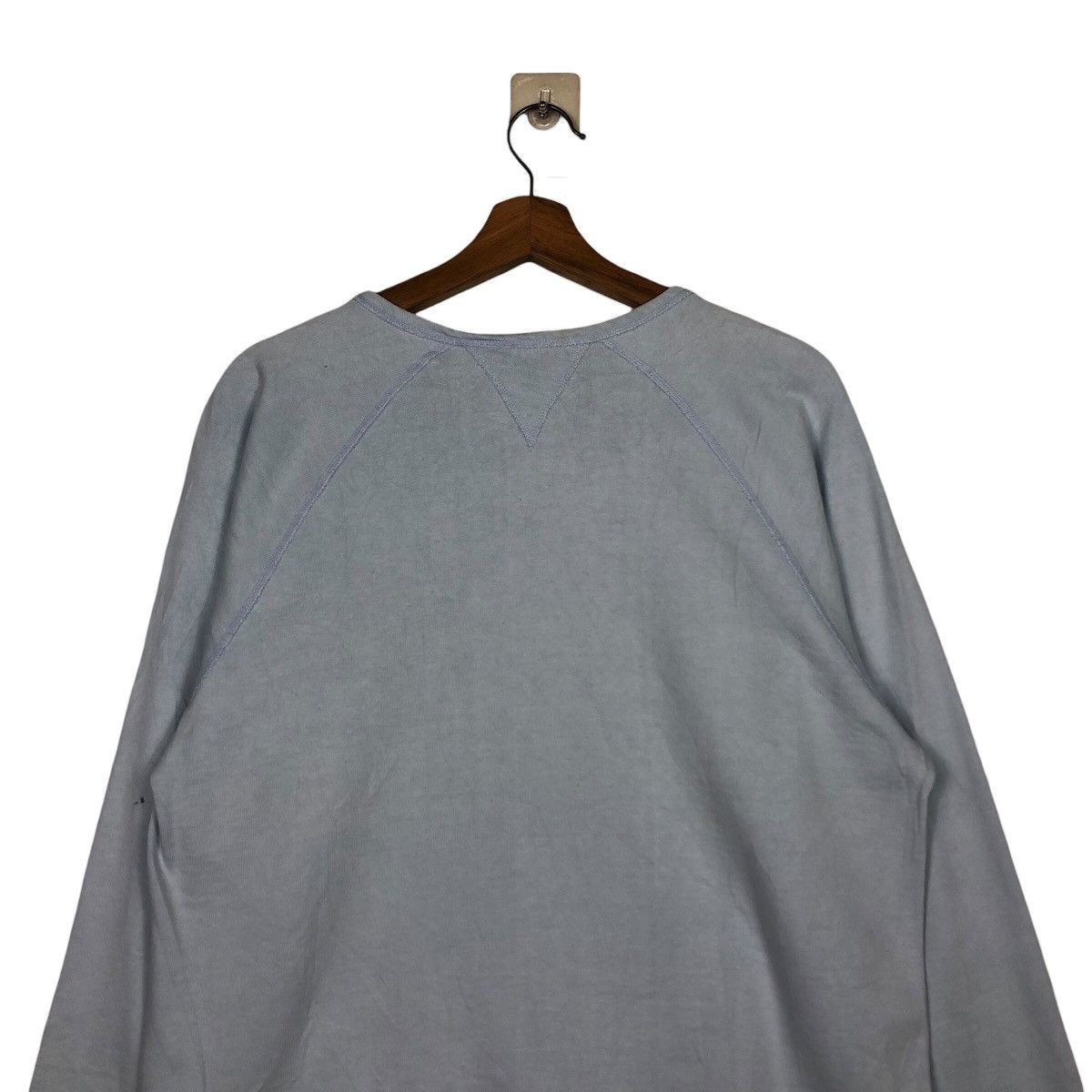 Issey Miyake 📌Baby Blue Vintage Sweatshirt Mademoiselle Non Non Big Logo Size US M / EU 48-50 / 2 - 10 Thumbnail
