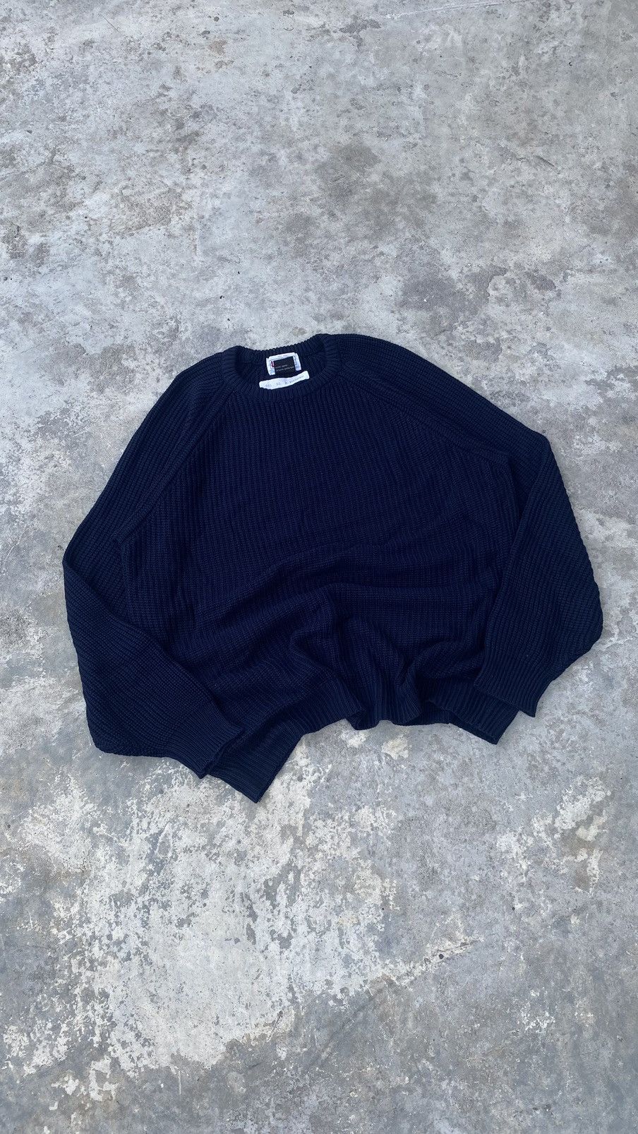 image of Homespun Knitwear x Military Vintage 80's Military Knitwear in Blue, Men's (Size XL)