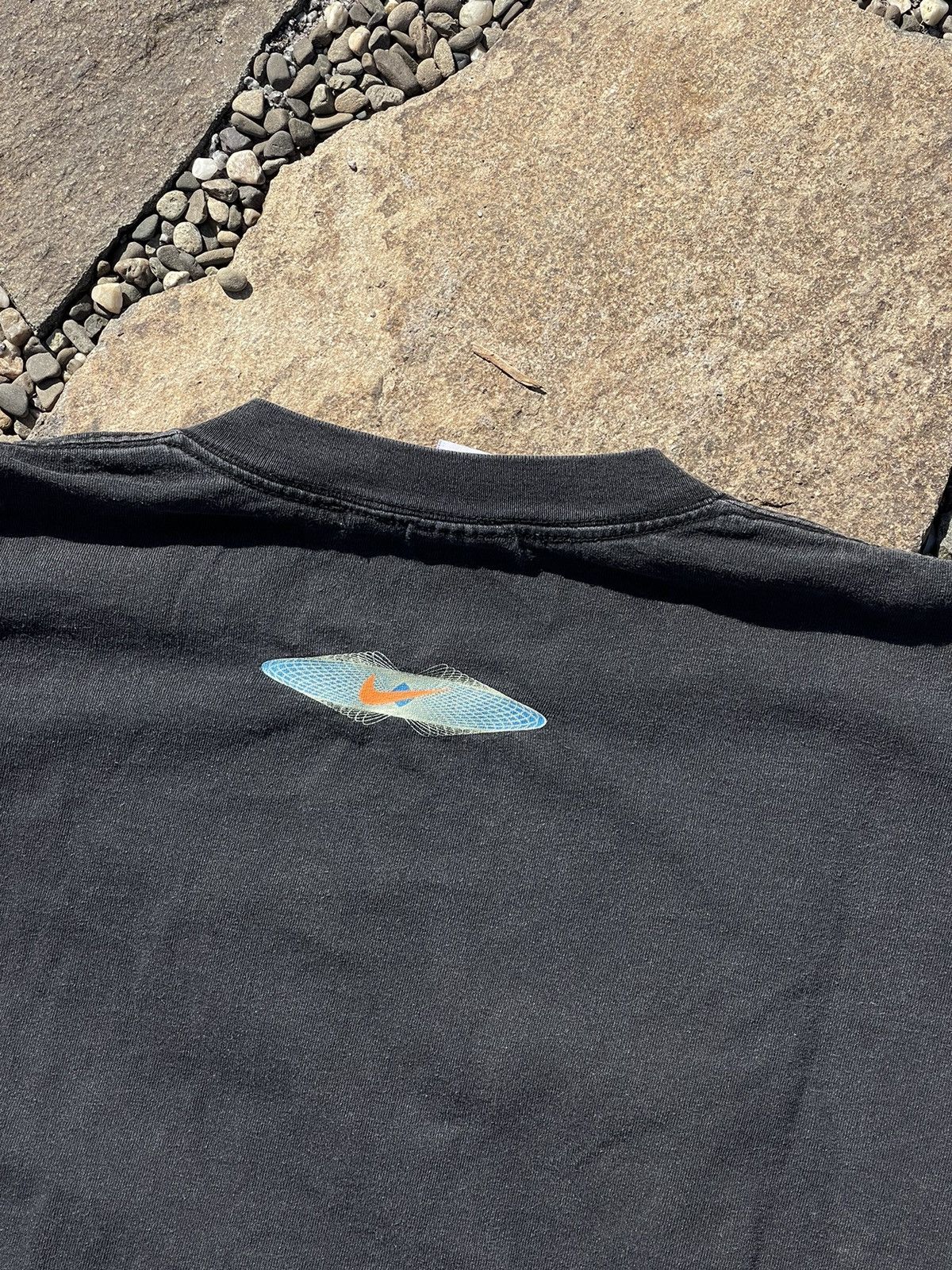 Nike × Vintage 🇺🇸90’s Nike Vintage big logo Made in USA black t-shirt tee Size US XL / EU 56 / 4 - 6 Thumbnail