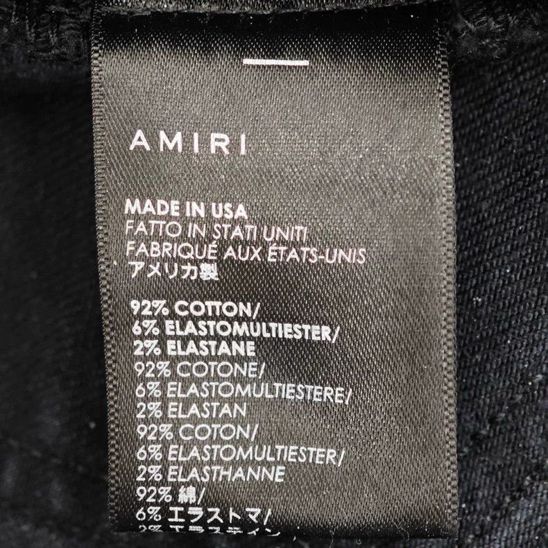 Amiri Amiri Black jeans Size US 32 / EU 48 - 4 Thumbnail