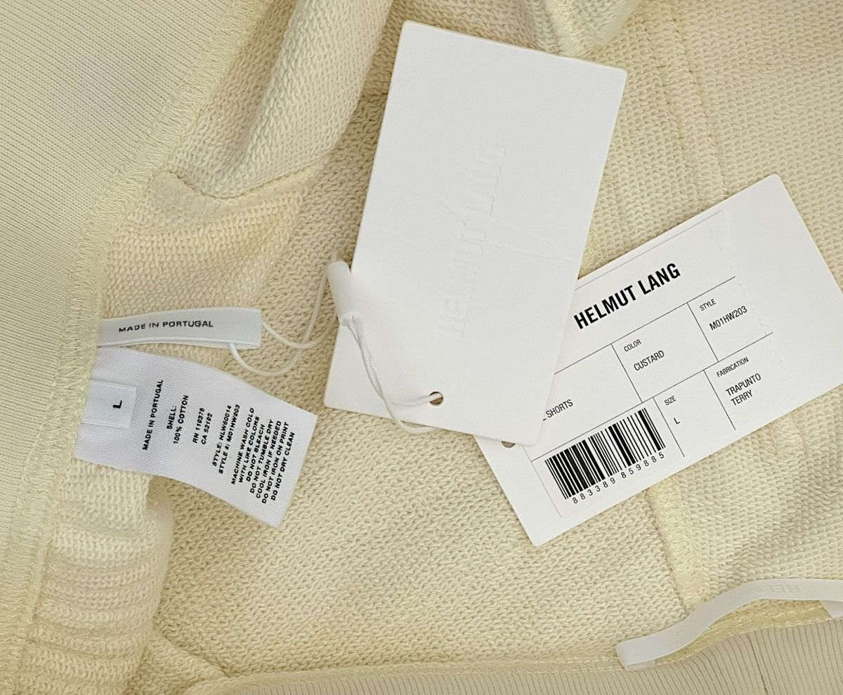 Helmut Lang Helmut Lang French Terry Logo Shorts Size 31" - 5 Thumbnail