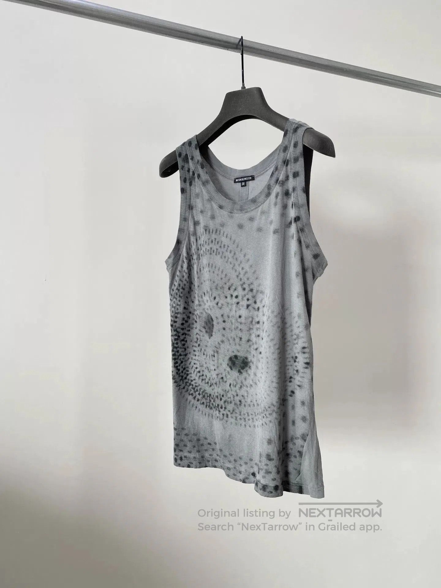 Ann Demeulemeester Ann Demeulemeester Gray Tank Top. Size S / US 4 / IT 40 - 3 Thumbnail