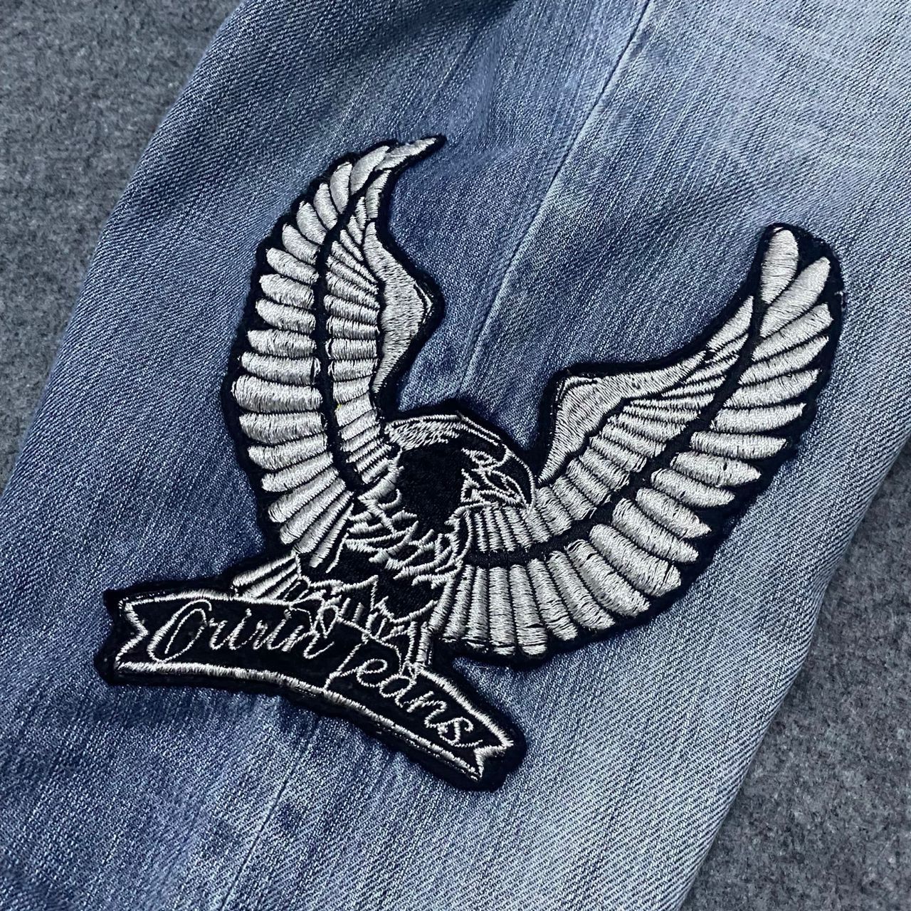 If Six Was Nine Origin Jeans Patchwork Japanese Brand Flare Denim Size US 30 / EU 46 - 10 Thumbnail