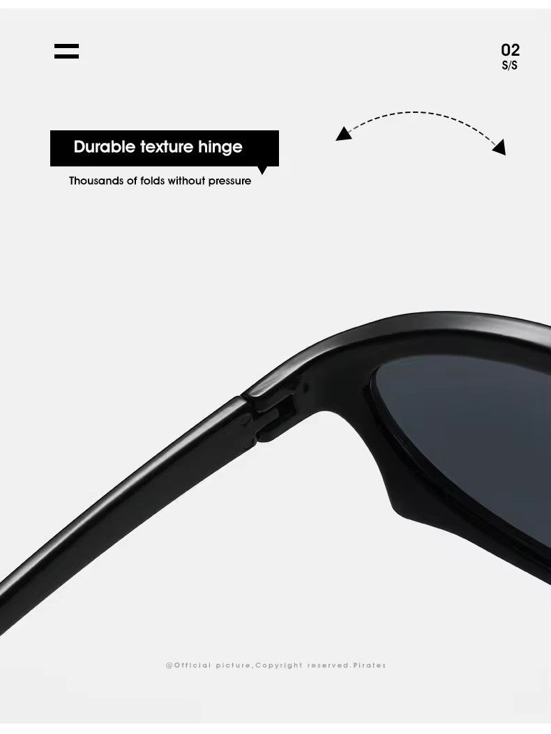 Designer × Electric Visual Square Irregular Summer Holiday Sunglass Size ONE SIZE - 4 Thumbnail
