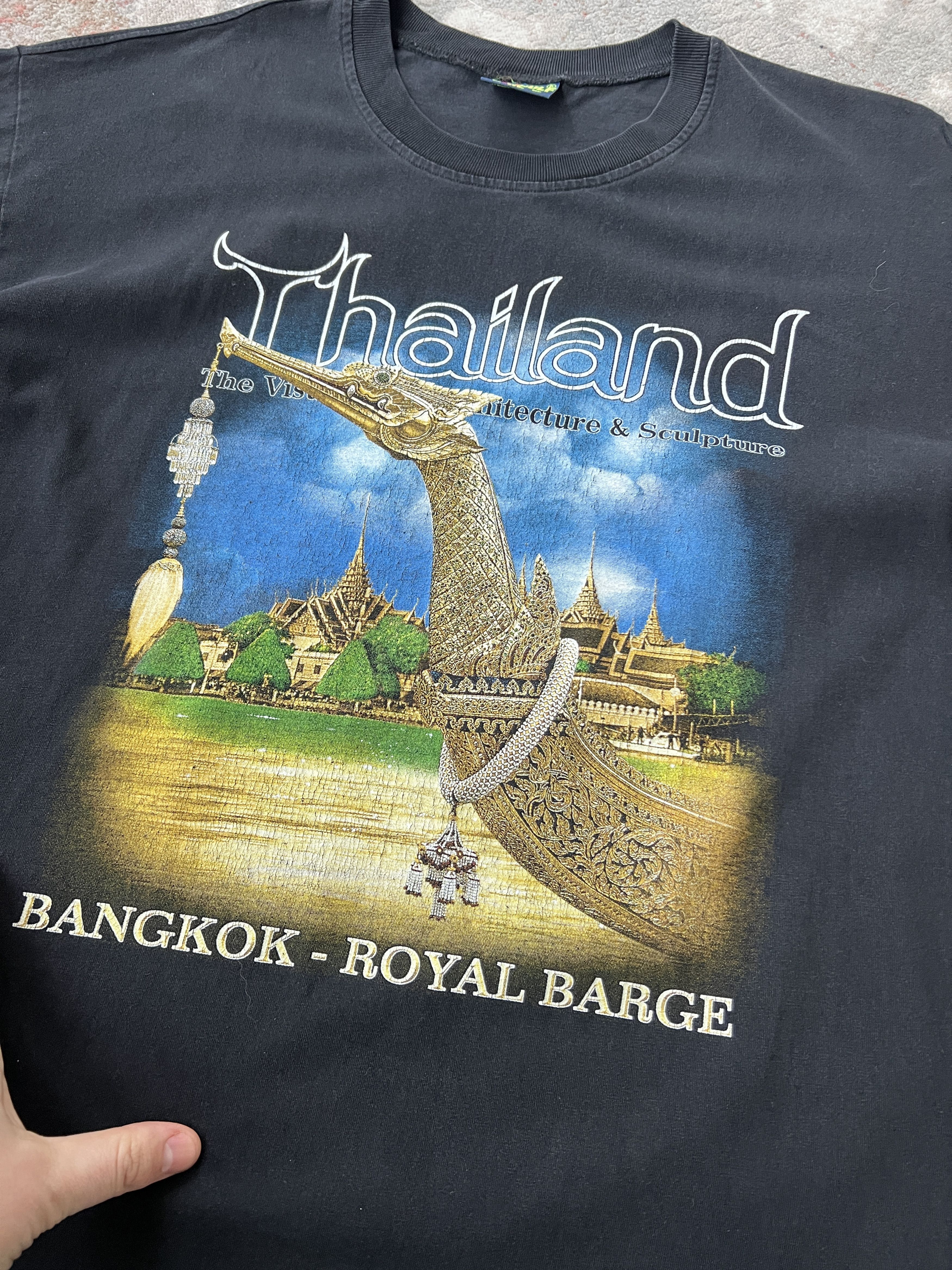 Vintage Thailand Bangkok Royal Barge Vintage Tee Size US XL / EU 56 / 4 - 2 Thumbnail