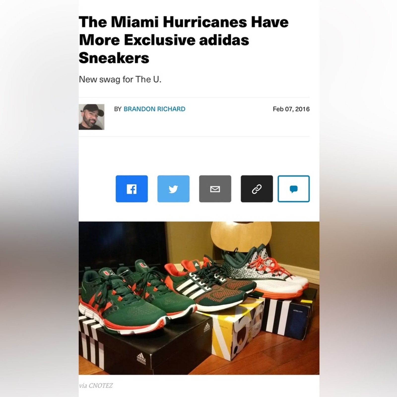 Adidas Adidas SPEED TRAINER PE Miami Hurricanes TEAM EXCLUSIVE RARE Size US 14 / EU 47 - 2 Thumbnail