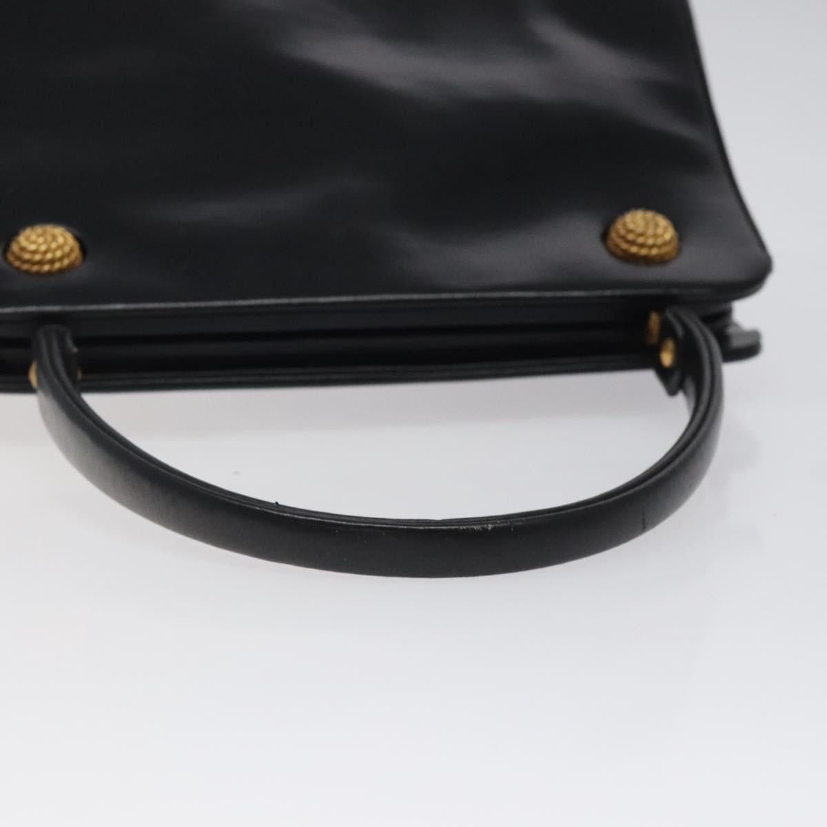 Dior DIOR Hand Bag Leather Black Gold Size ONE SIZE - 7 Thumbnail